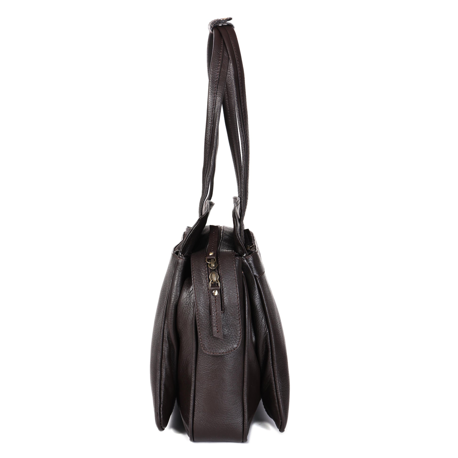 Elegant NDM Soft Leather Tote Bag  Luxurious, Spacious, and Versatile. Art:-BG-1609