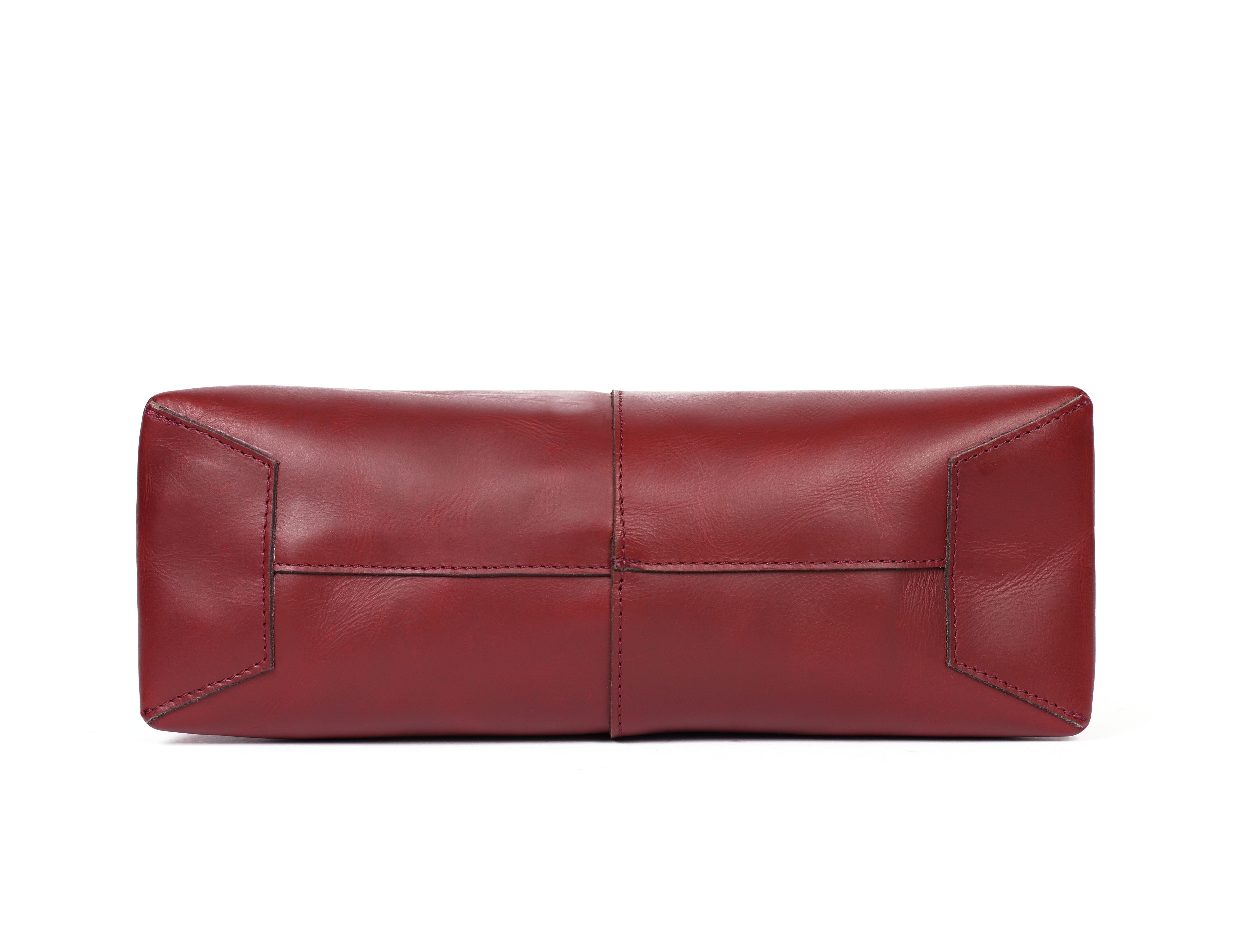 Premium Genuine Leather Burgundy Shoulder & Sling Bag