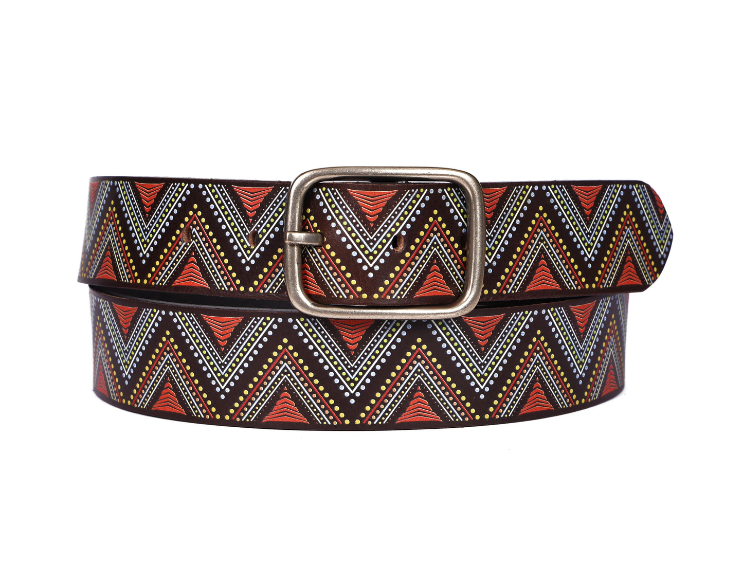 Personalized Chic: Leather Printing Belts Redefining Style Art: LB-817