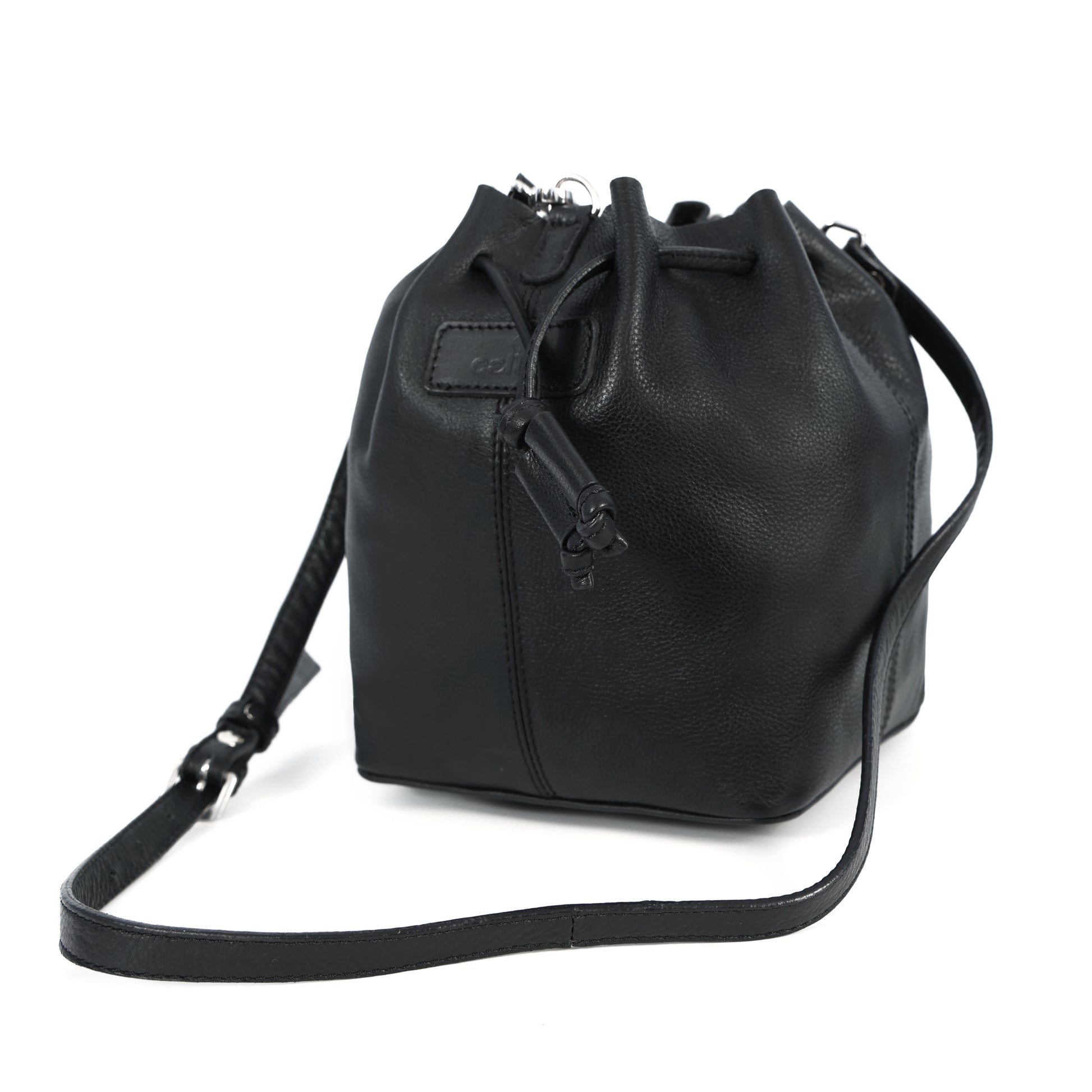 Stylish Black Textured Sling Bag for Women - Durable, Trendy & Compact :-BG-1755