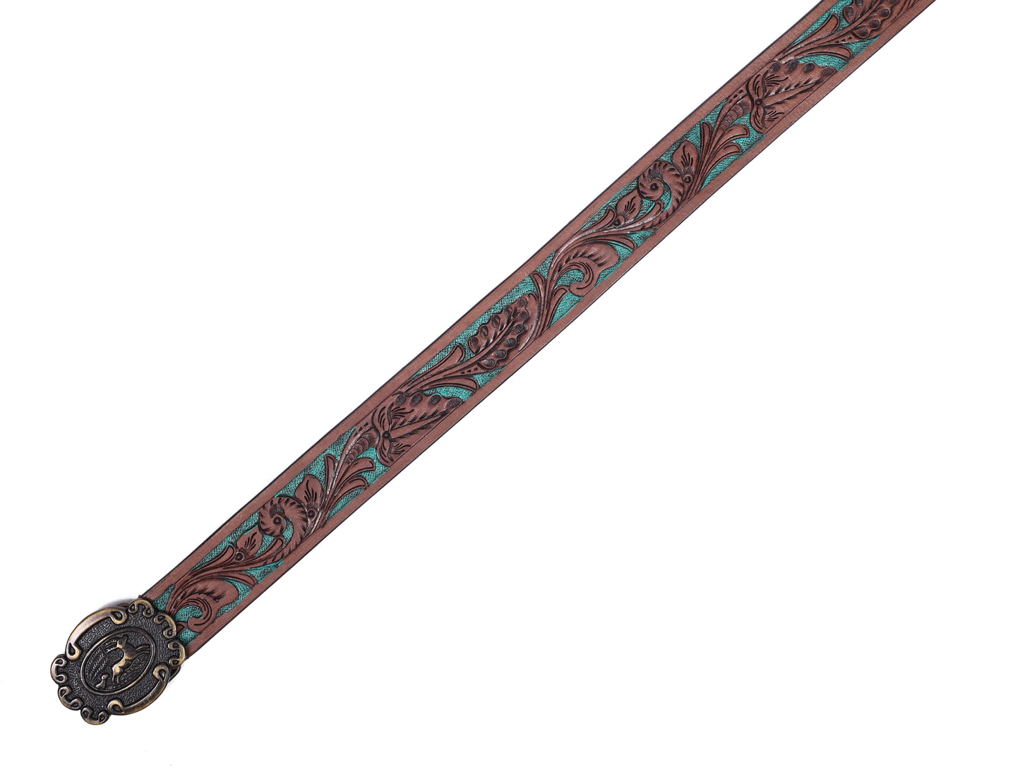 Crafted Elegance: Hand-Carved Leather Belts Redefining Style Art: LB-810