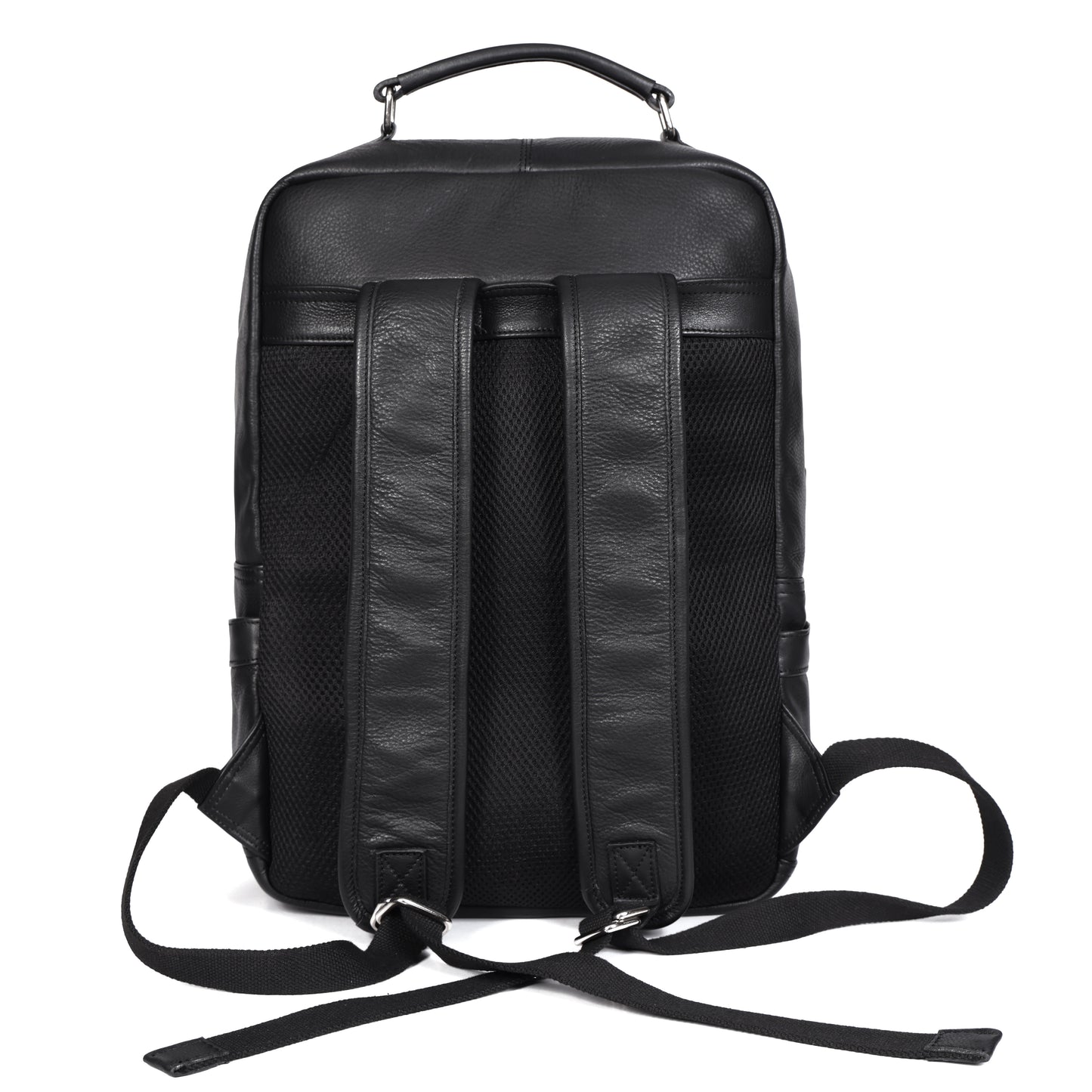 Elegant Soft Black Leather Backpack Stylish, Versatile, and Organized ART:- BG-1610