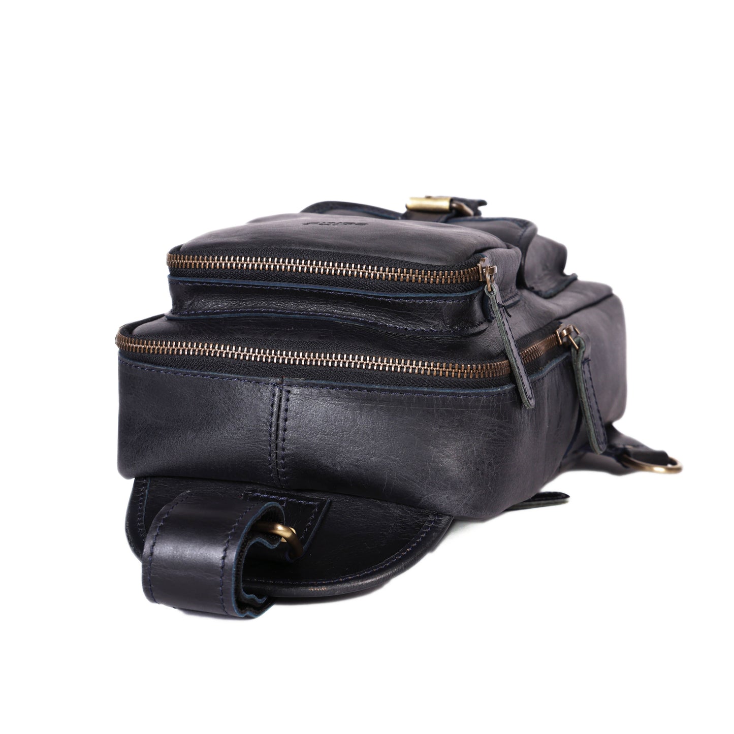Brown Small Crossbody Leather Bag Art: BG-1617