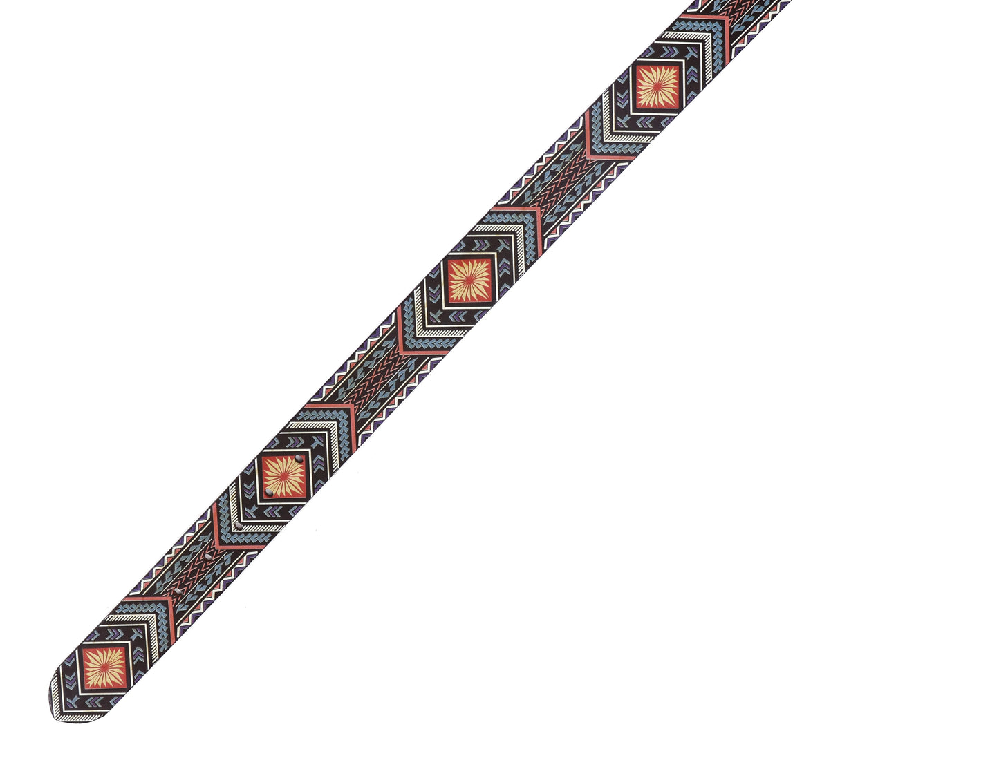 Colorful Creativity: Leather Multi-Printing Belts for Statement Style Art: LB-821