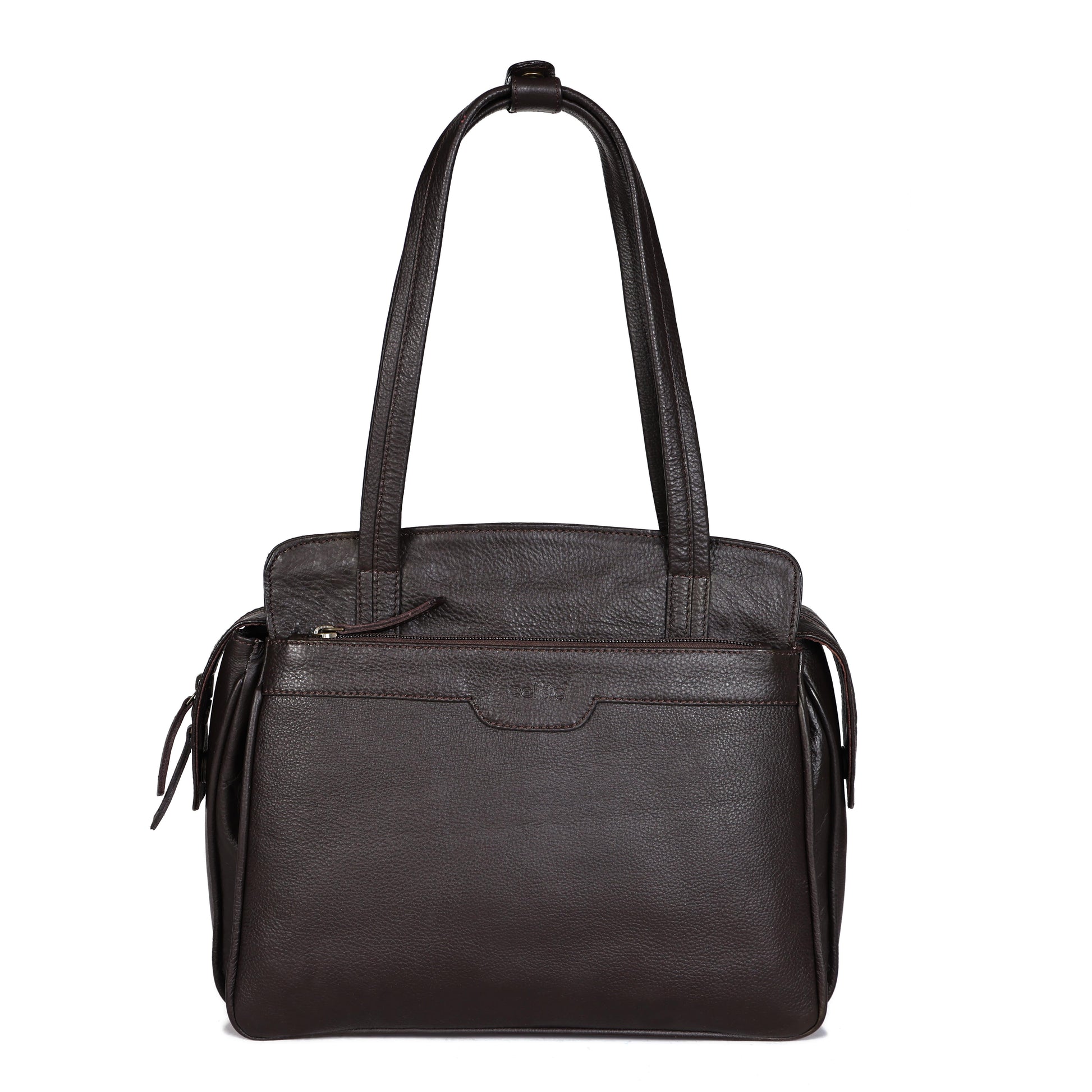 Elegant NDM Soft Leather Tote Bag  Luxurious, Spacious, and Versatile. Art:-BG-1609
