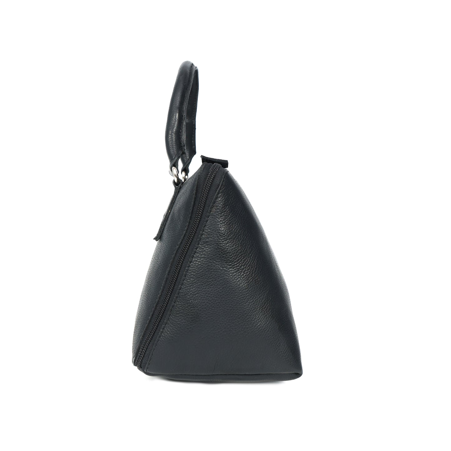 Black Premium Soft 100% Pure Leather Handheld Bag  Elegant & Durable Everyday Purse. BG-1629