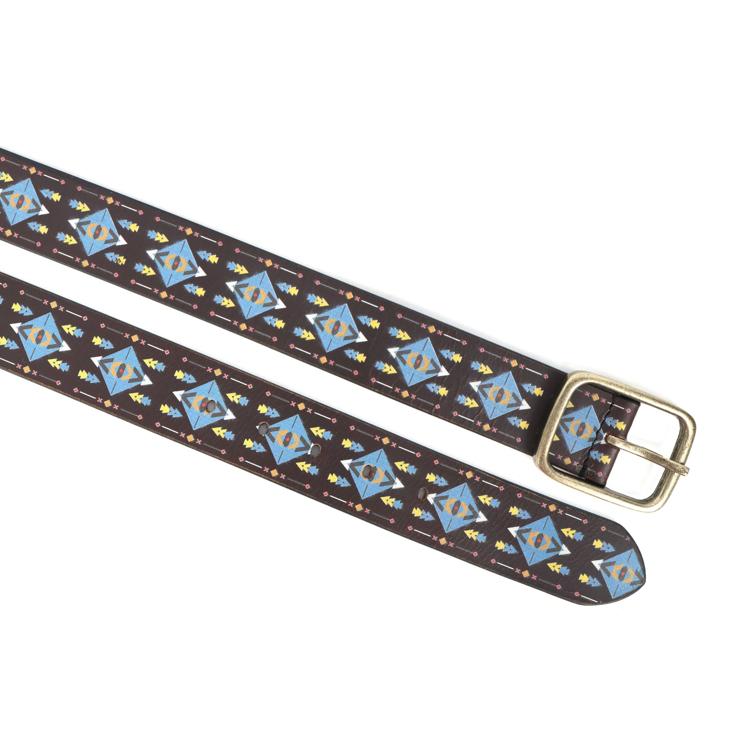 Stylish Blue Digital Print Belt Trendy & Adjustable Fashion Accessory.LB-887