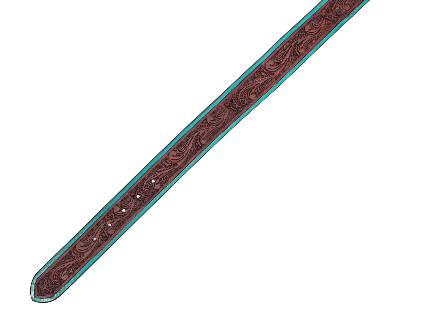 Artisanal Flair: Hand-Carved Leather Belts Redefining Style Art: LB-814