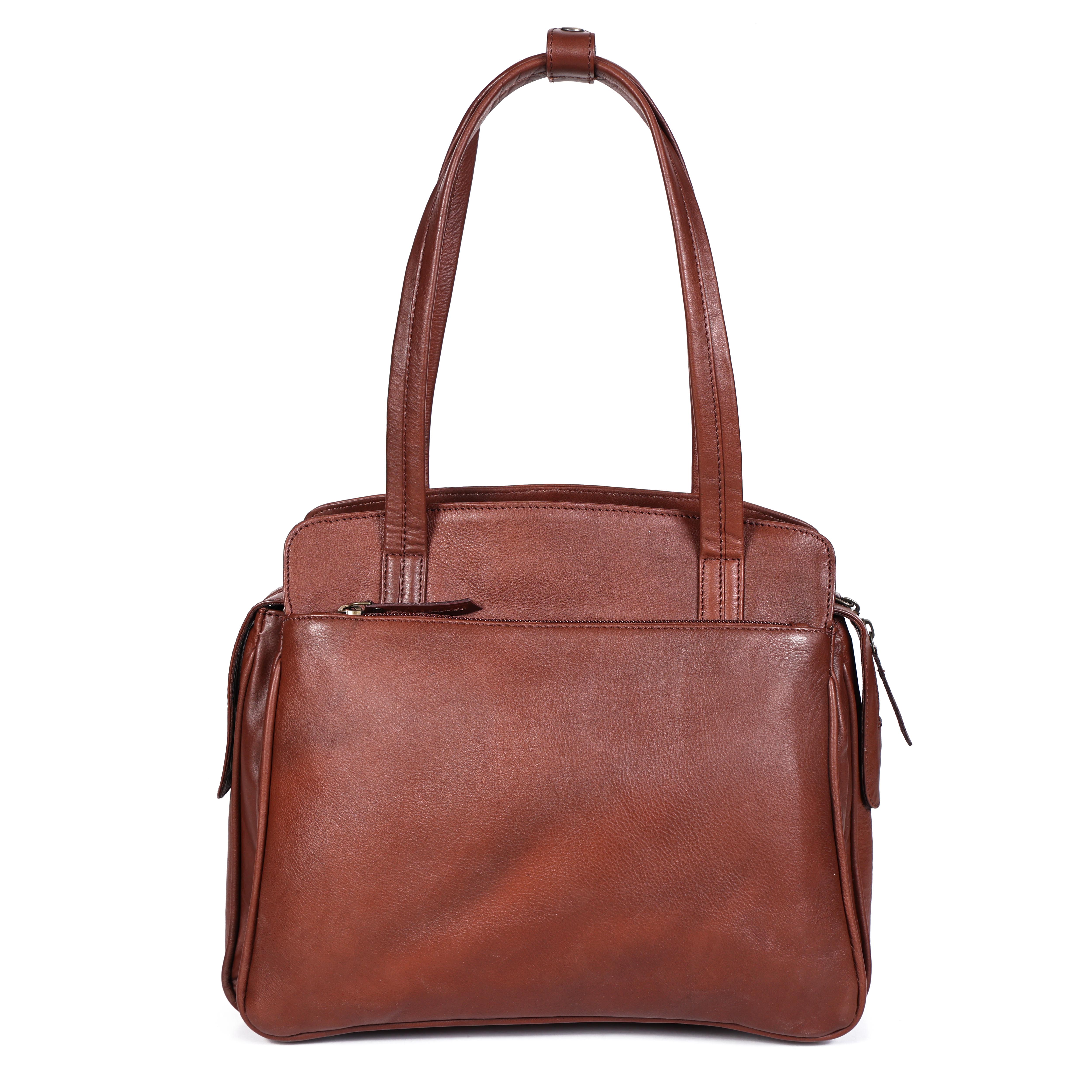 Elegant NDM Soft Leather Tote Bag Luxurious, Spacious, and Versatile. Art:-BG-1609