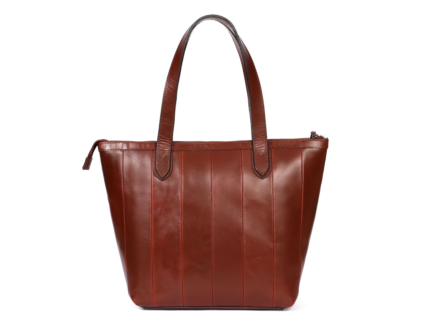 Brown Leather Tote Bag, handcrafted with love in India - CELTICINDIA
