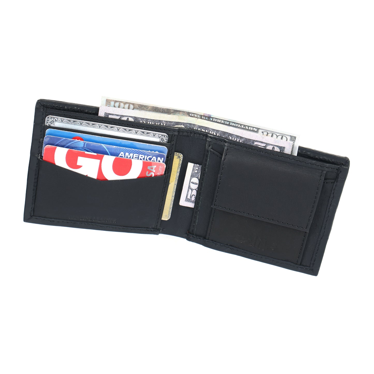 Durable Grey Webbing Wallet  Minimalist, Lightweight & Stylish.LA-1425