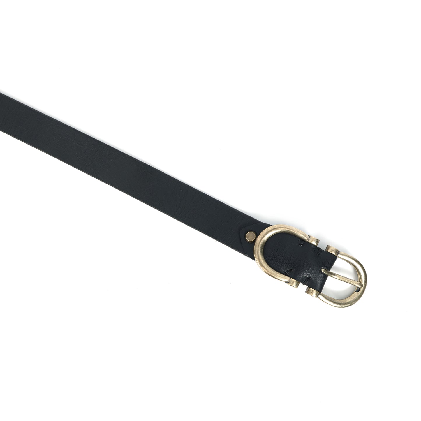 Premium New Designer Black Milled Leather Belt. LB-858