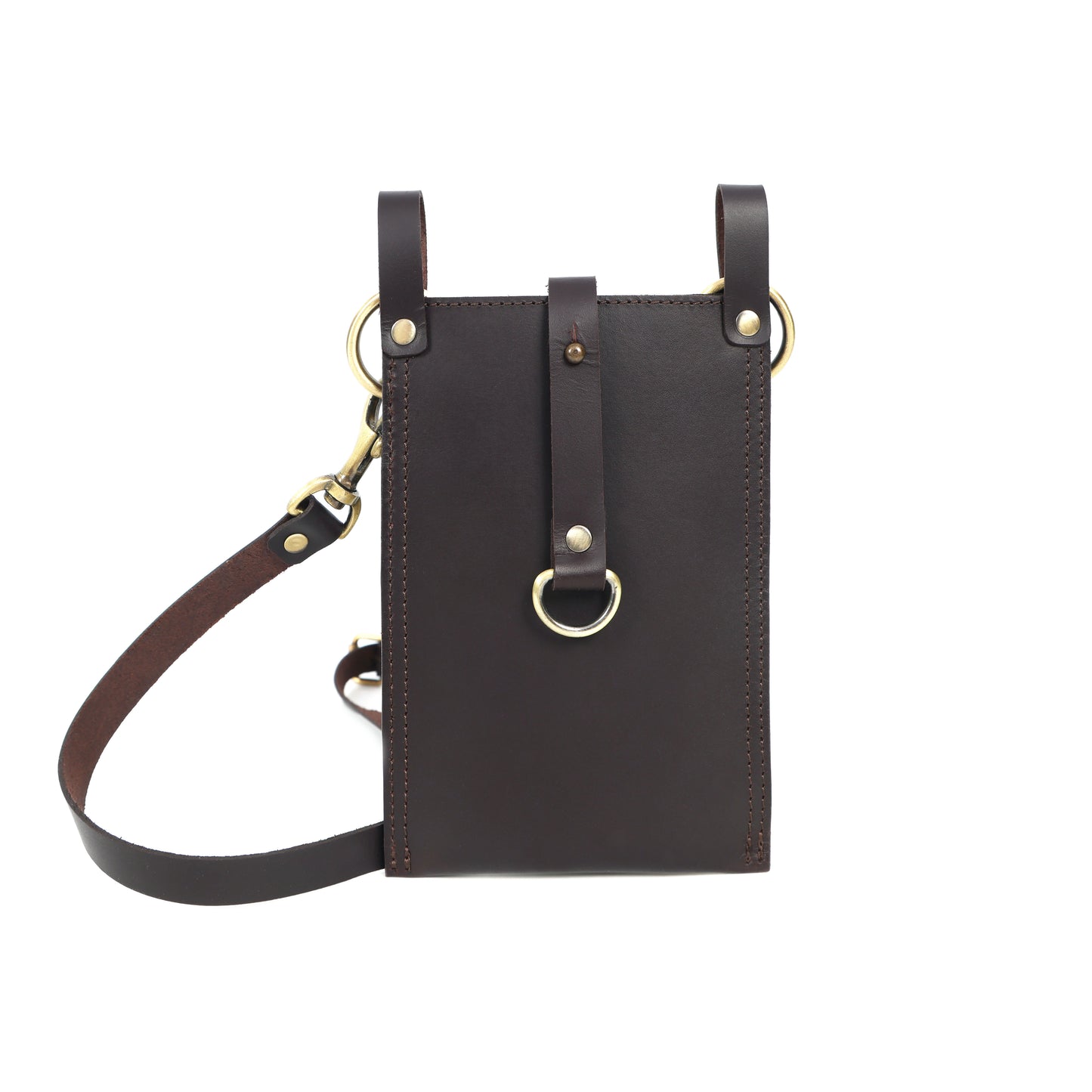 Premium Genuine Leather Mobile Pouch Sleek, Durable & Stylish Phone Holder. LA-1426