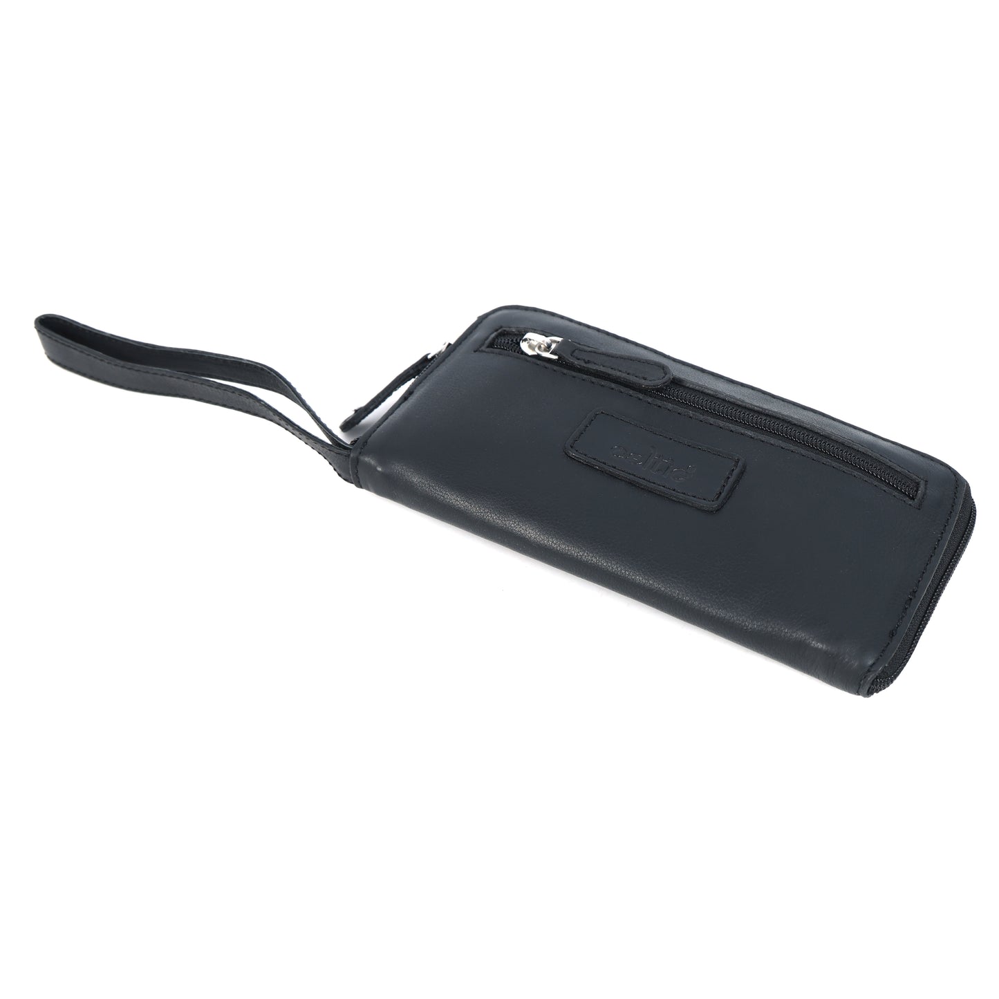 Elegant Black Leather Clutch – Sleek Evening Bag for Women | Premium Quality.BG-1626