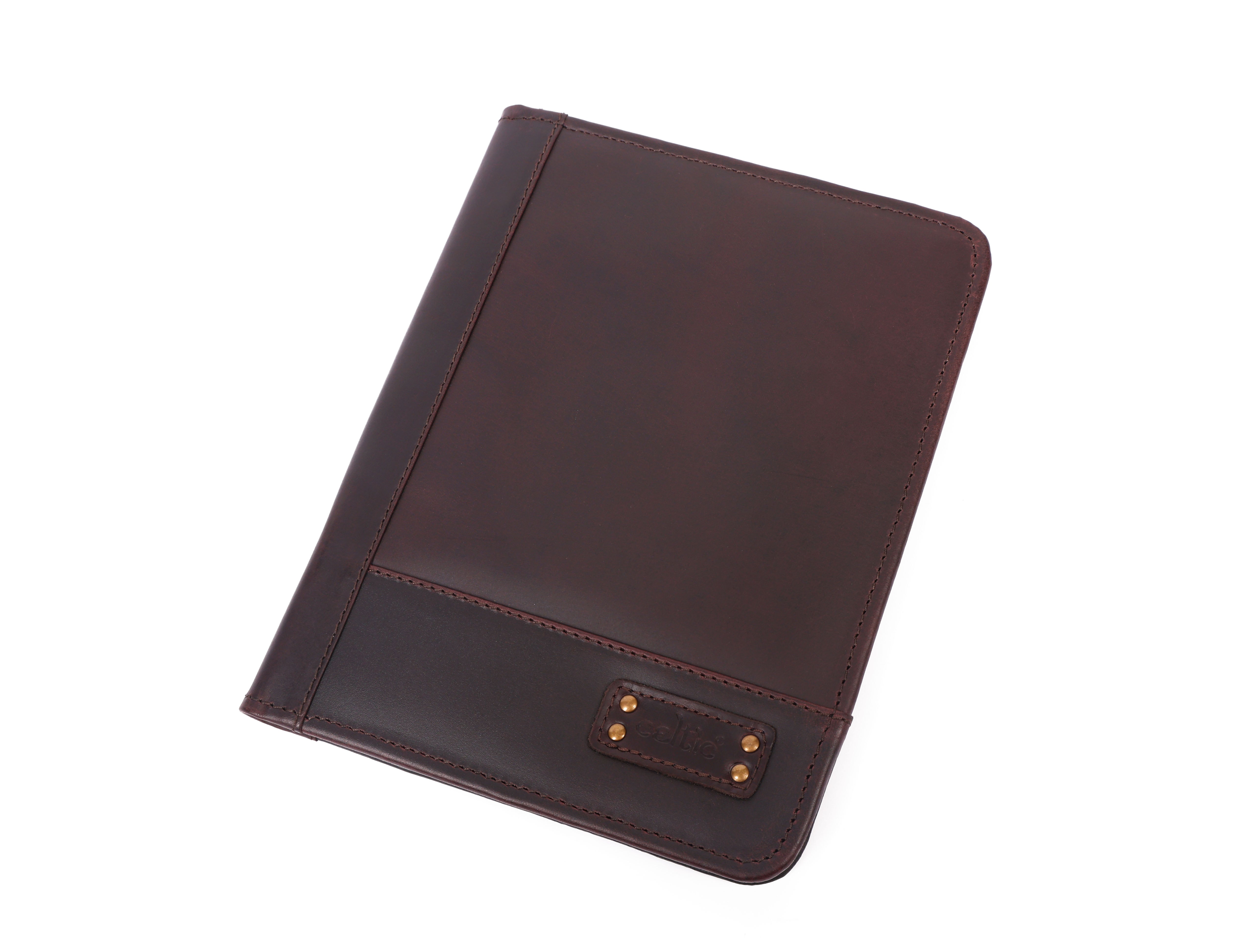 Premium Leather Organizer Folder with Zipper