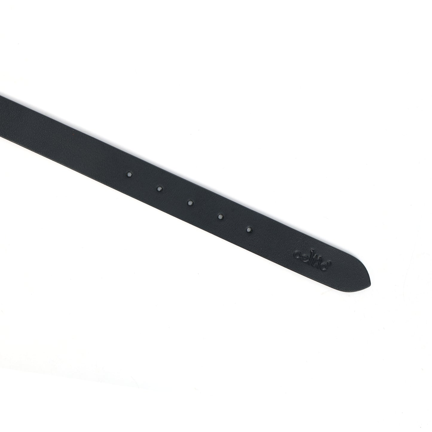 Premium New Designer Black Milled Leather Belt. LB-858