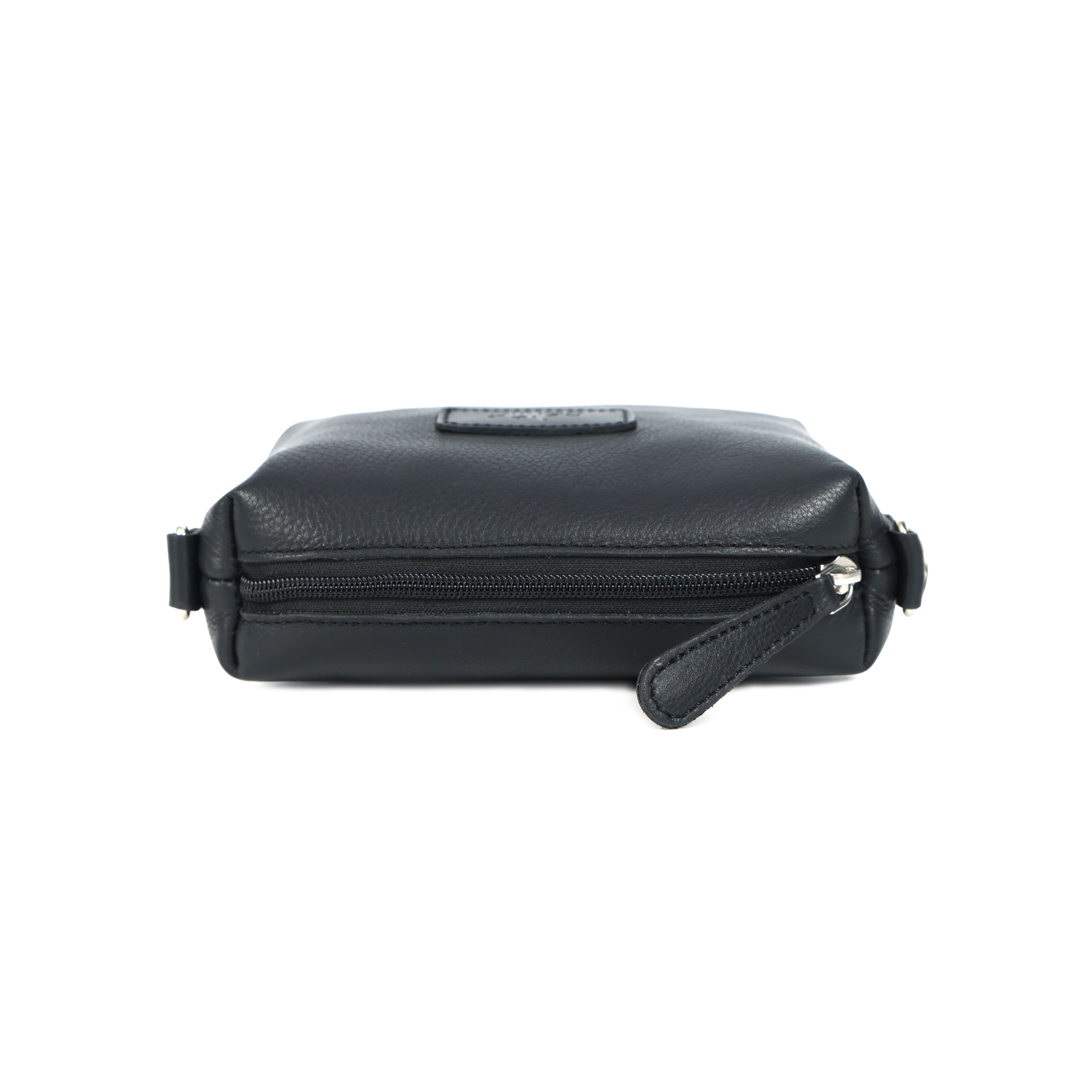 Premium Genuine Leather Compact Sling Bag with Adjustable Strap