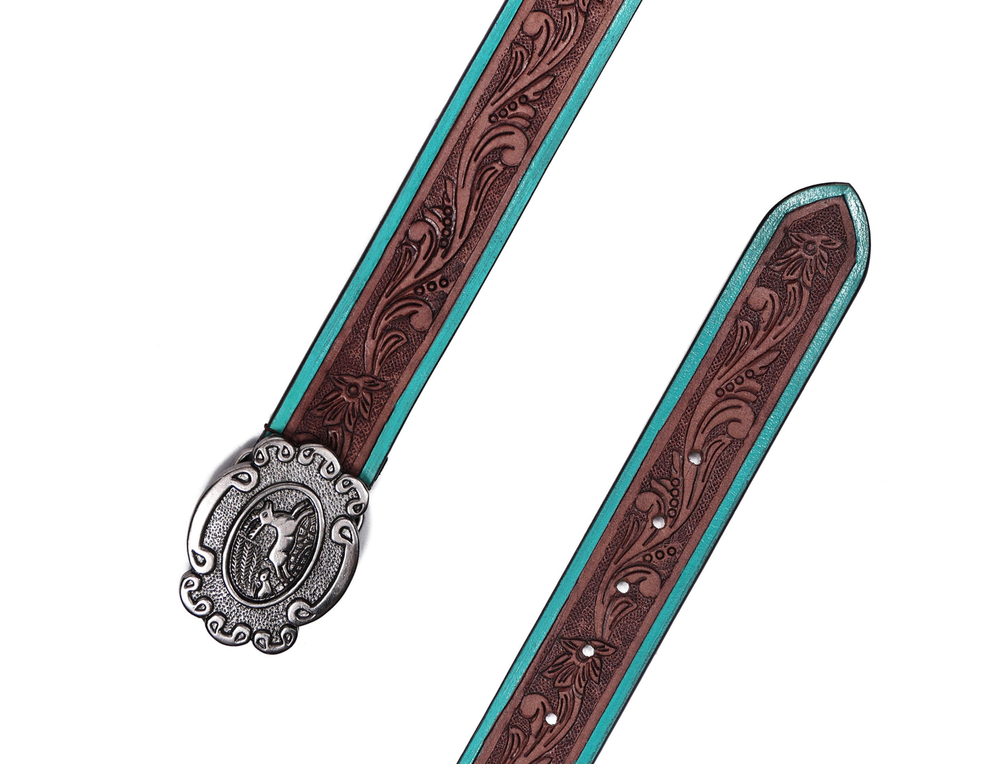 Artisanal Flair: Hand-Carved Leather Belts Redefining Style Art: LB-814