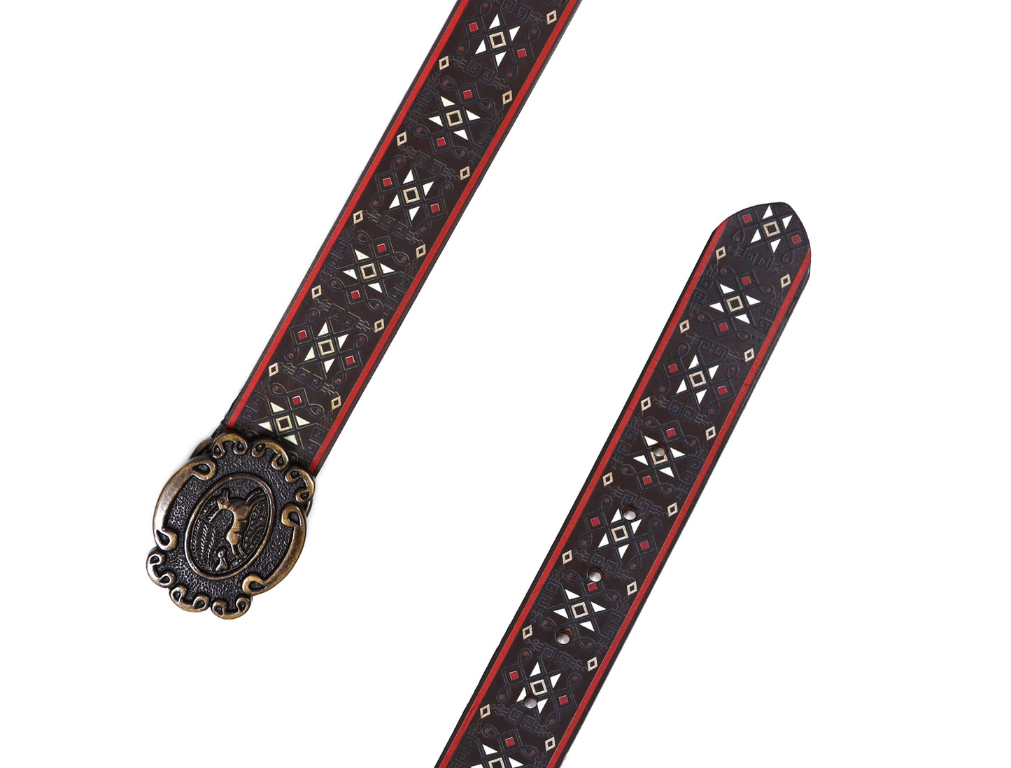 Customized Chic: Elevate Your Look with Leather Printing Belts Art: LB-818