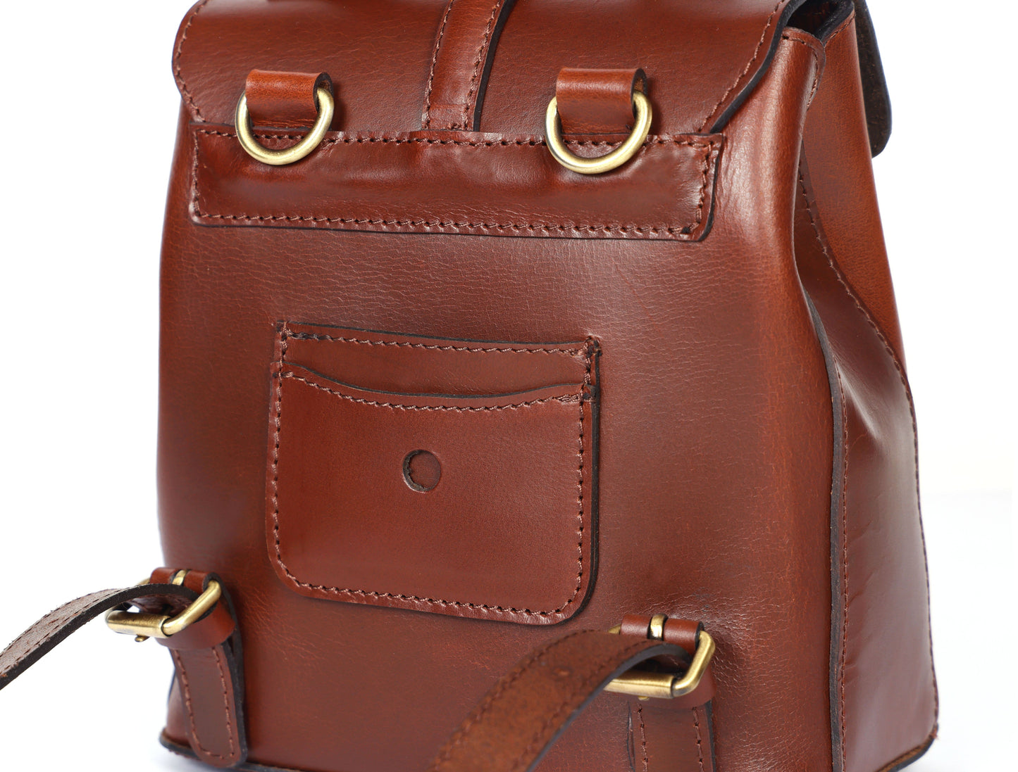 Chic Brown Small Backpack: Elevate Your On-the-Go Style with Fashion and Functionality. - CELTICINDIA