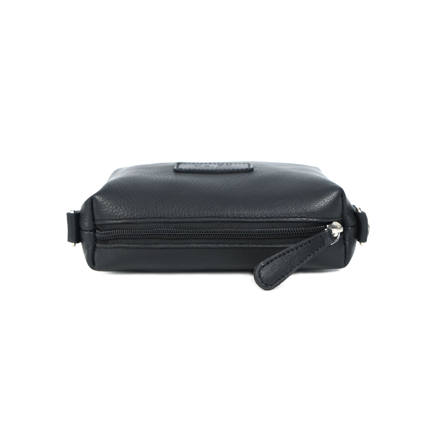 Black Leather Sling Bag with Detachable Strap Stylish & Versatile Crossbody.BG-1625