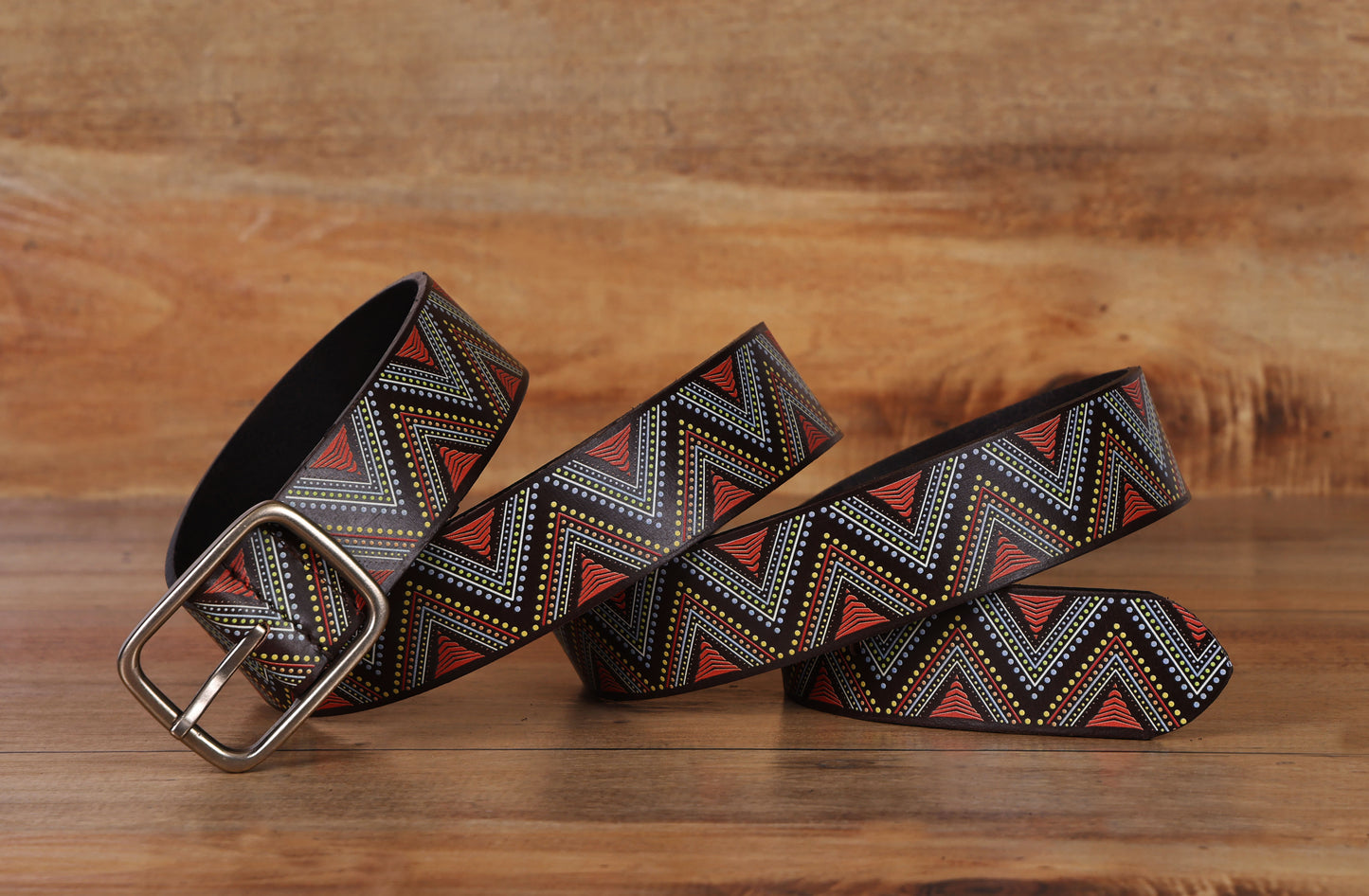 Personalized Chic: Leather Printing Belts Redefining Style Art: LB-817