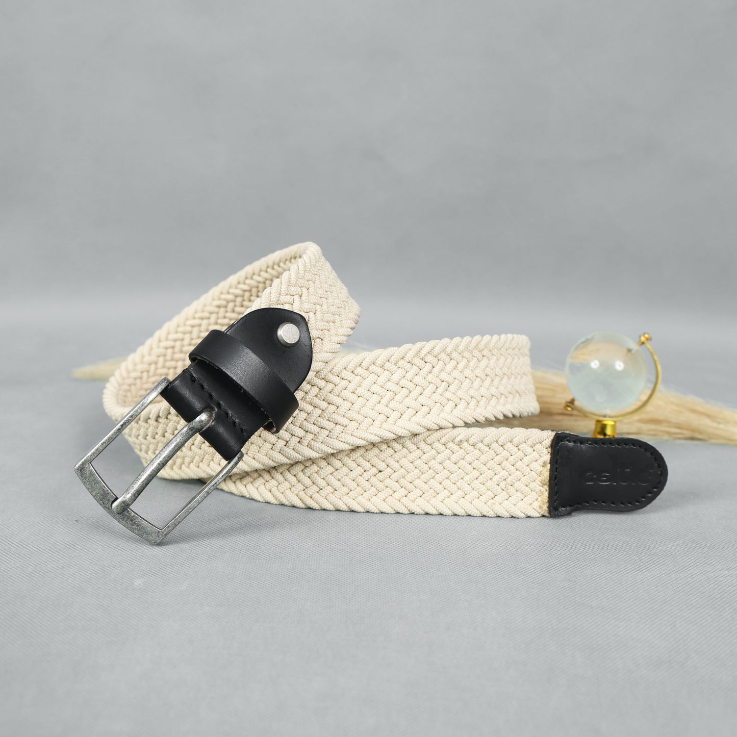 White Webbing Belt – Durable, Adjustable & Stylish for Everyday Wear.LB-881