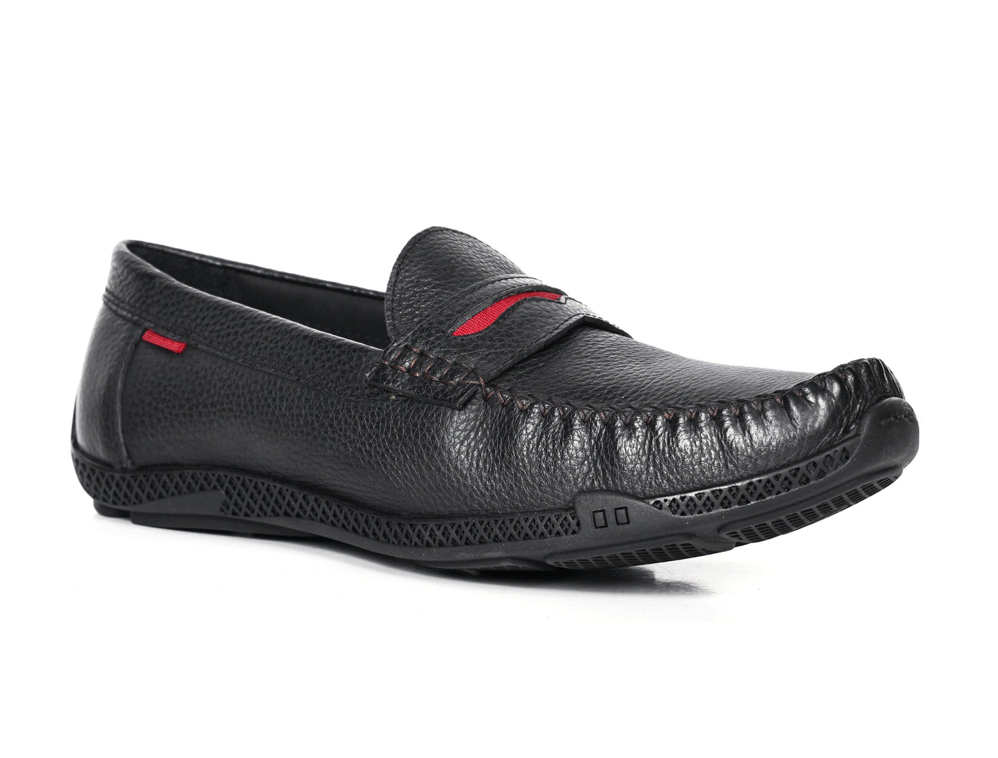 Men’s Black Leather Casual Shoes | Comfortable Daily Wear & Classic Style