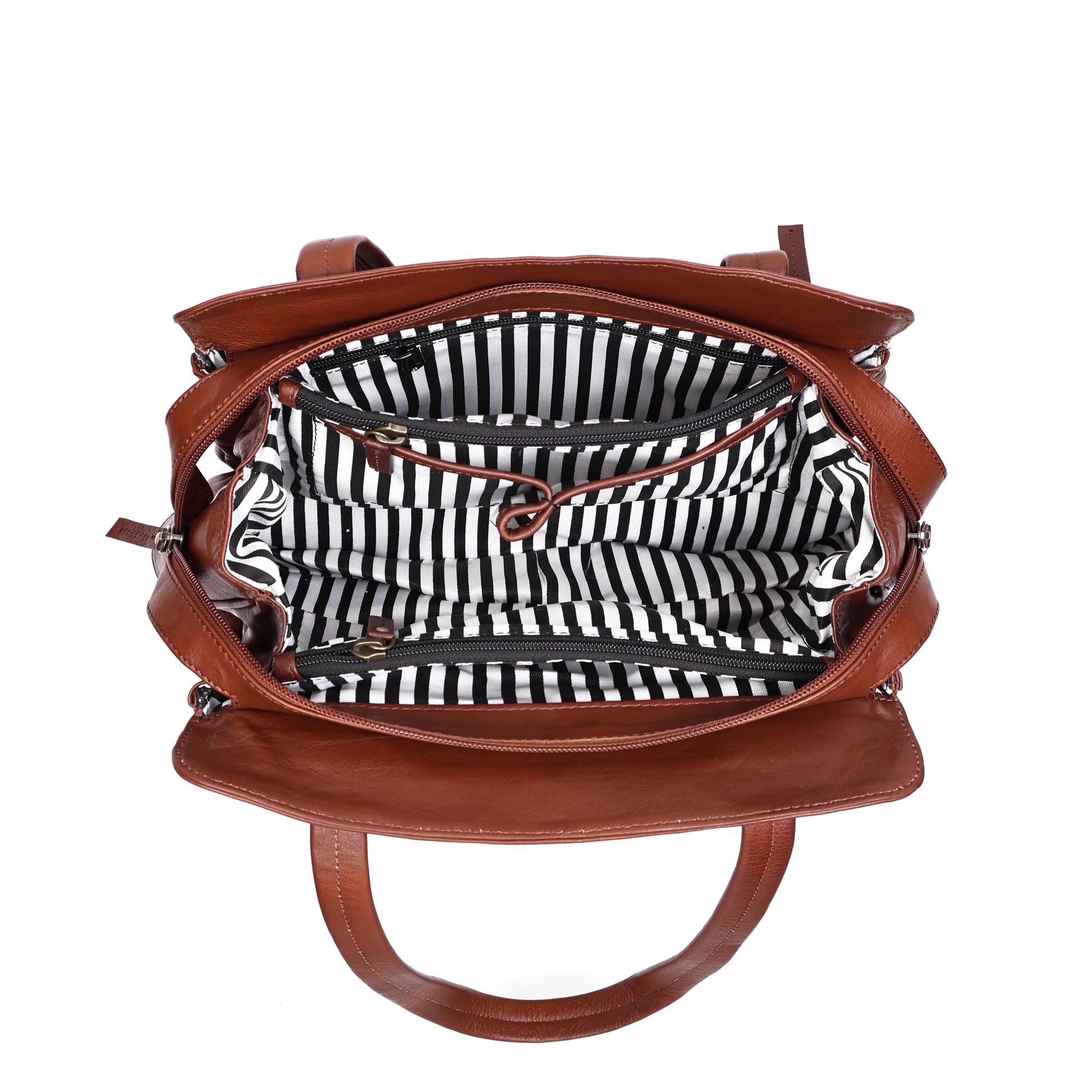 Elegant NDM Soft Leather Tote Bag  Luxurious, Spacious, and Versatile. Art:-BG-1609