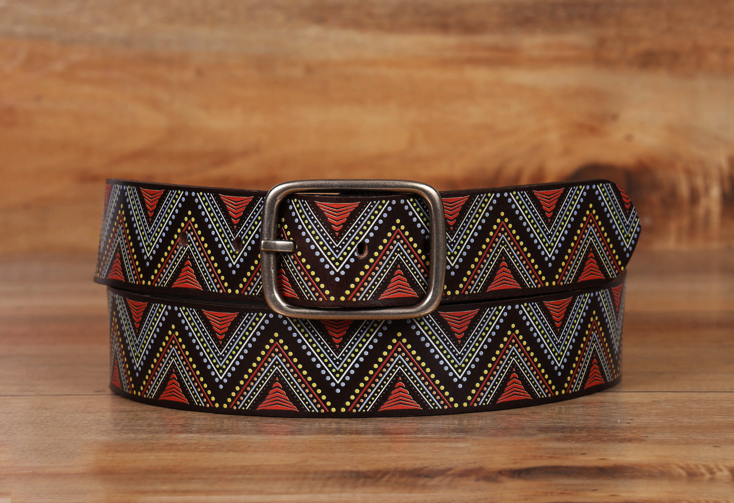 Personalized Chic: Leather Printing Belts Redefining Style Art: LB-817