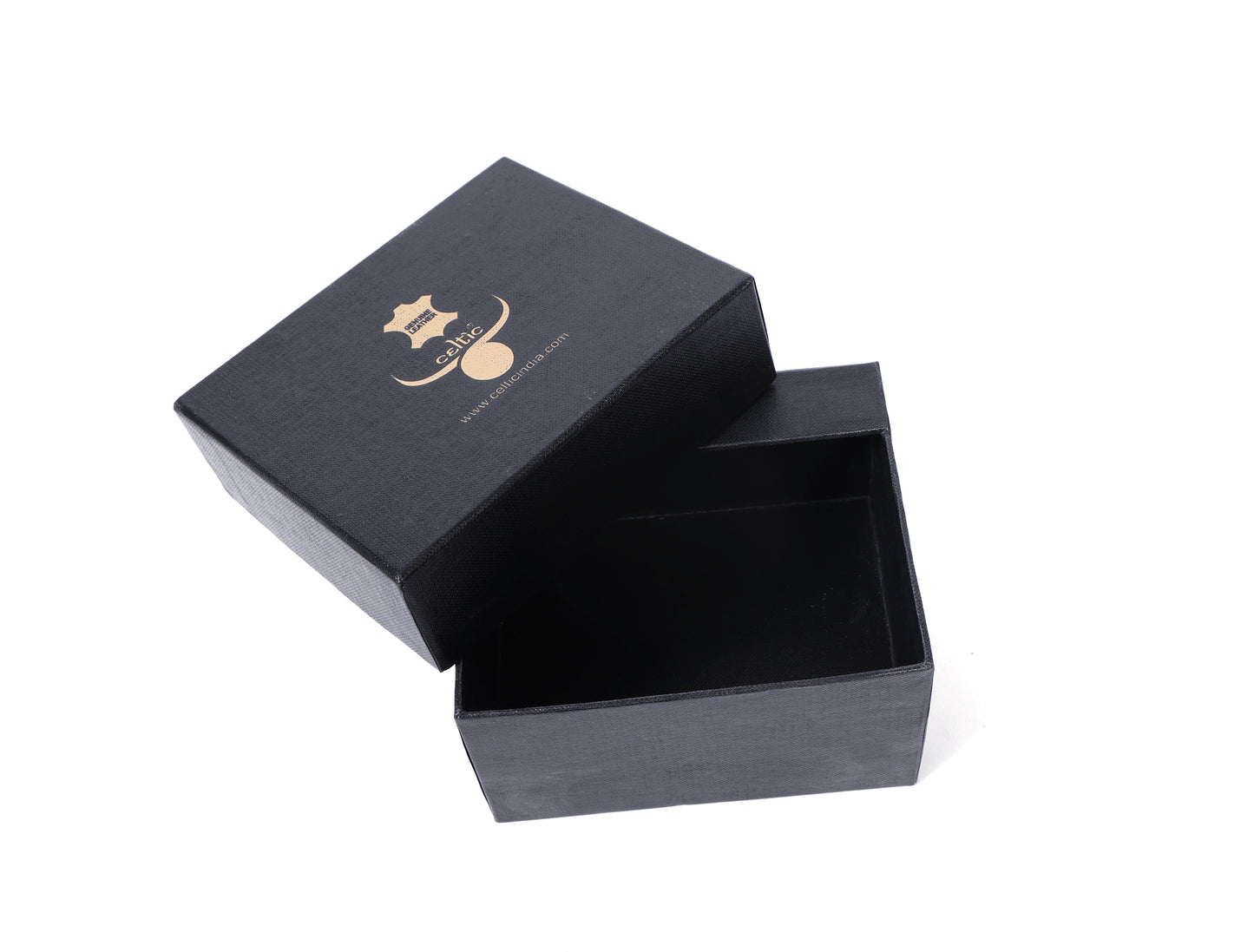 Pure Black Premium Leather Belt - CELTICINDIA