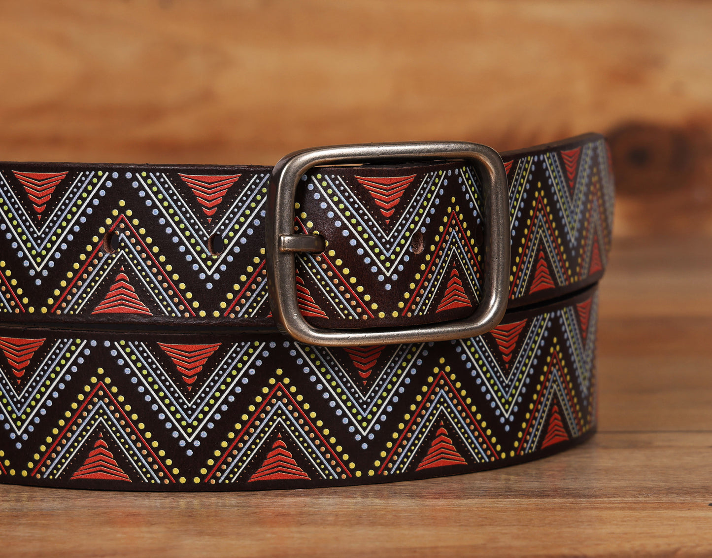 Personalized Chic: Leather Printing Belts Redefining Style Art: LB-817