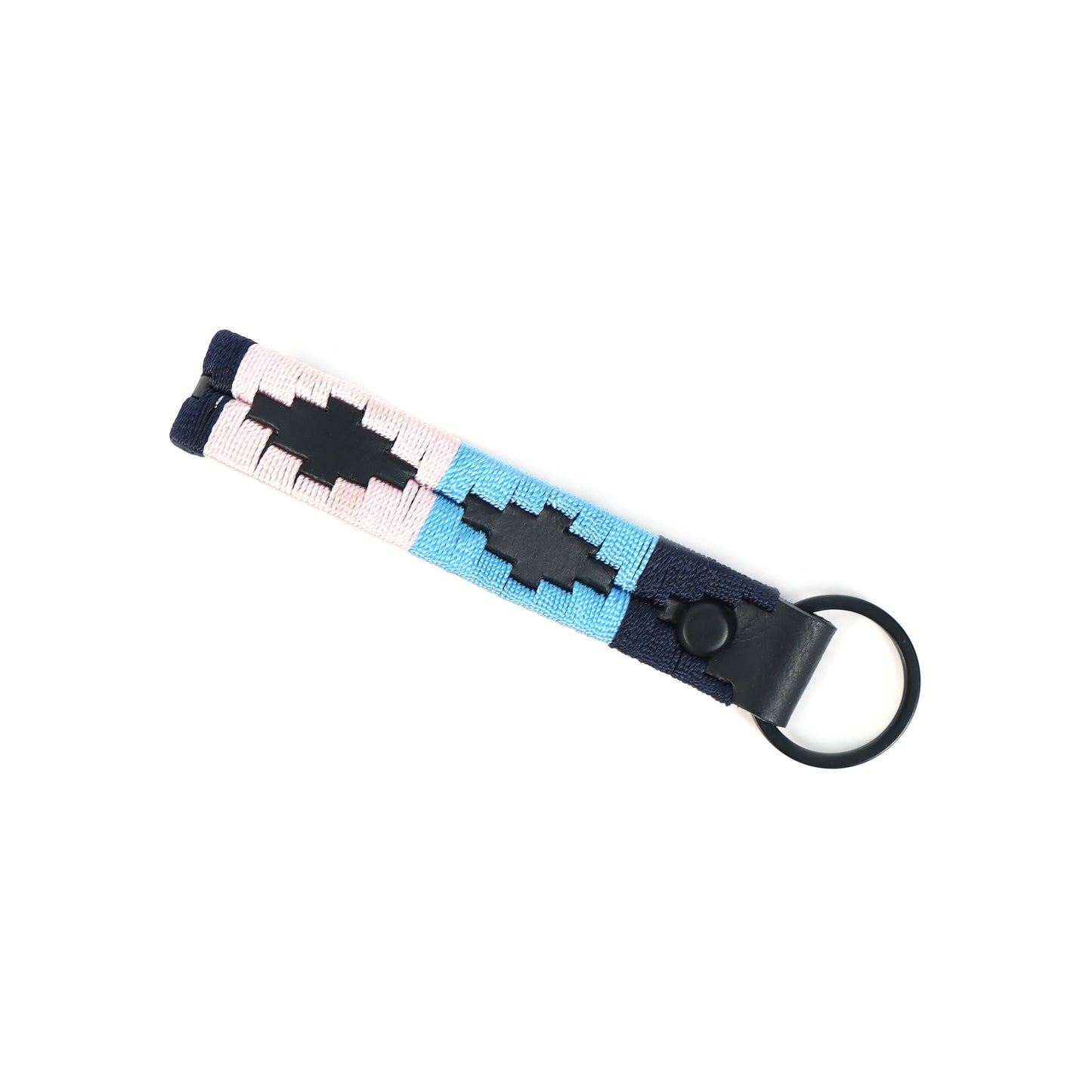 Premium Black Leather Black Buckle Belt with Multi-Color Stitching Stylish & Durable.LB-875