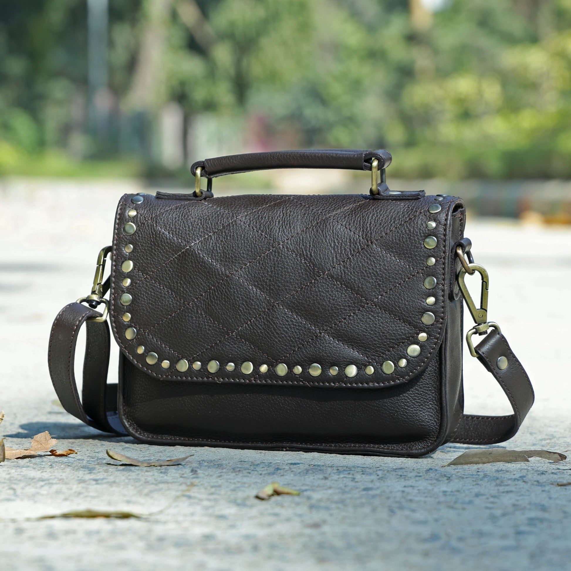 Premium Soft Leather Sling Bag  Stylish & Versatile Crossbody. BG-1618