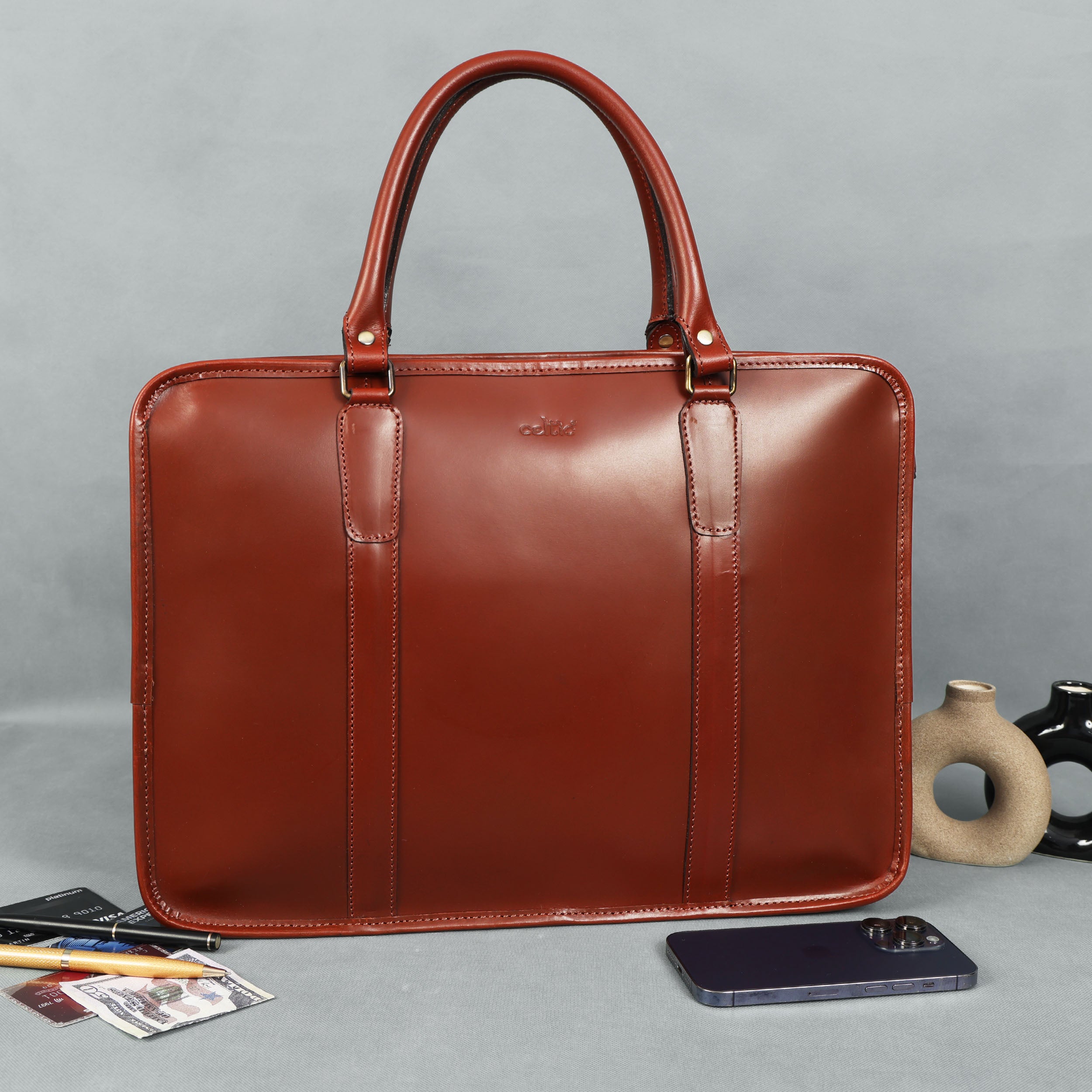 Premium Laptop Bag with Detachable Sling Stylish and Travel-Ready.BG-1622