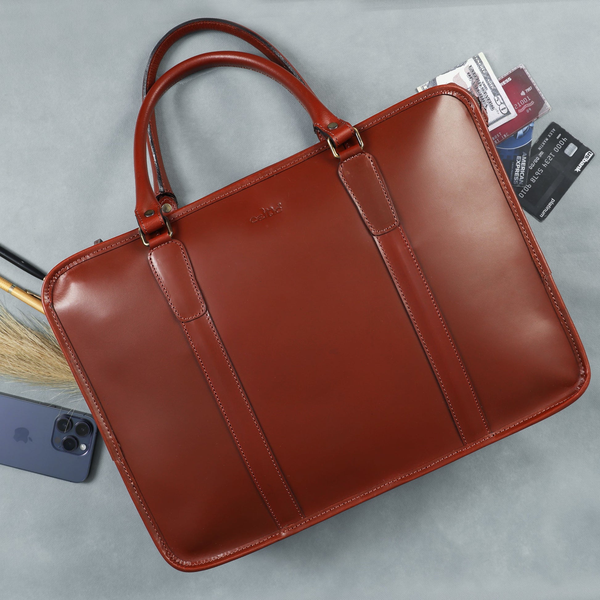 Premium Laptop Bag with Detachable Sling  Stylish and Travel-Ready.BG-1622
