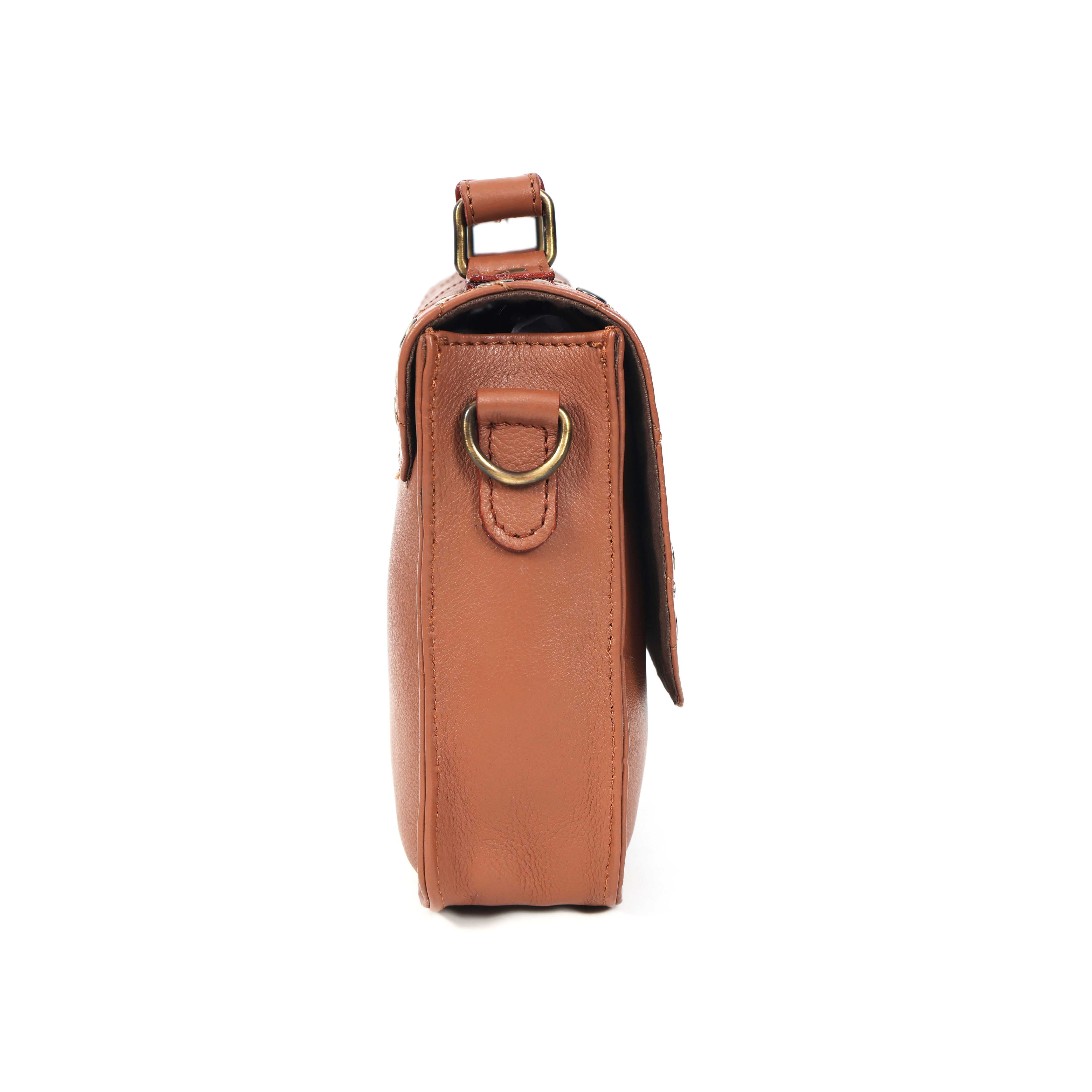 Premium Soft Leather Sling Bag Stylish & Versatile Crossbody. BG-1618