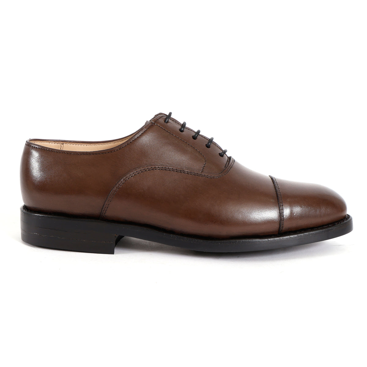 Premium Genuine Leather Cap Toe Lace-Up Formal Shoes | Classic Oxford Style | Office & Business Wear
