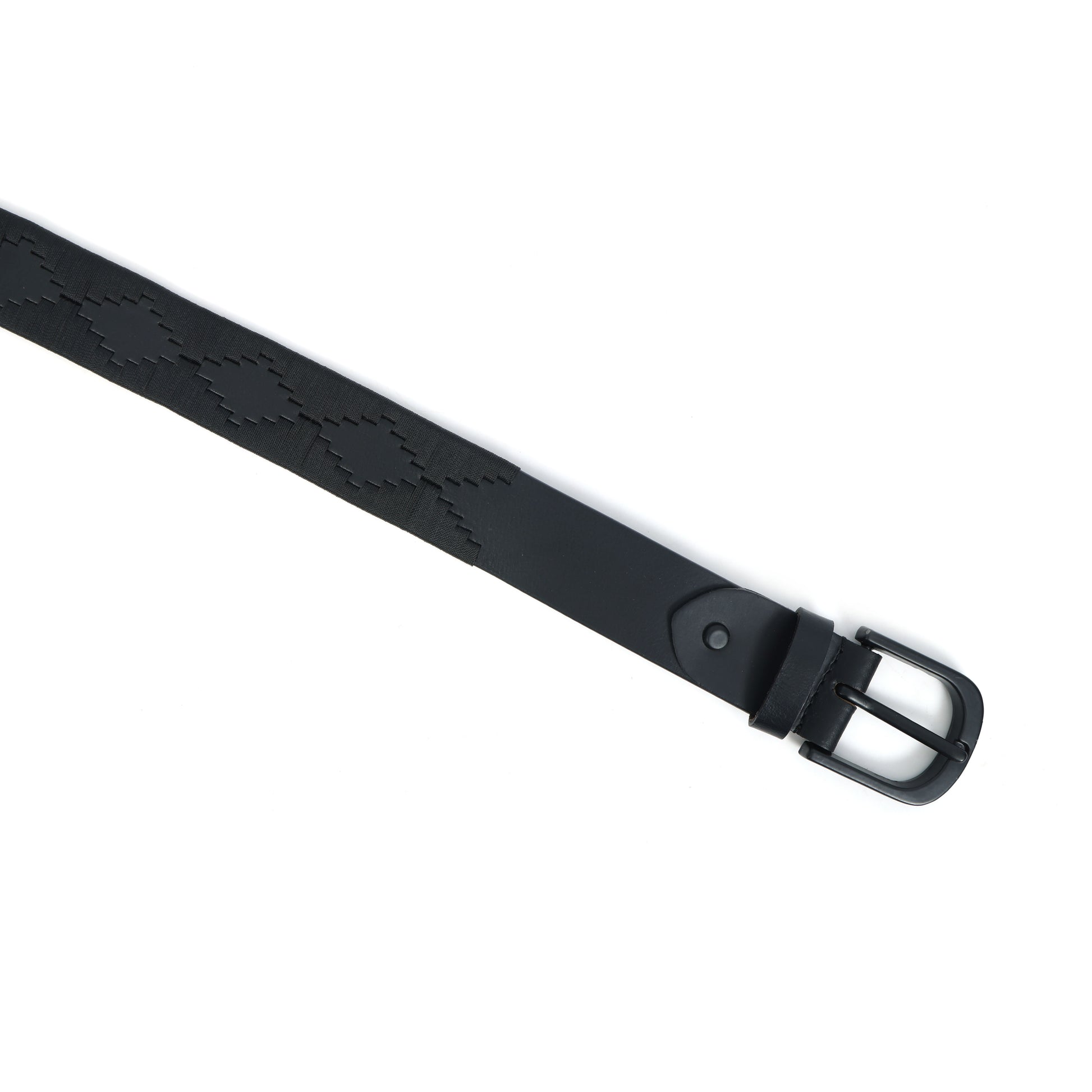 Premium New Designer Polo Black Milled Leather Belt. LB-860