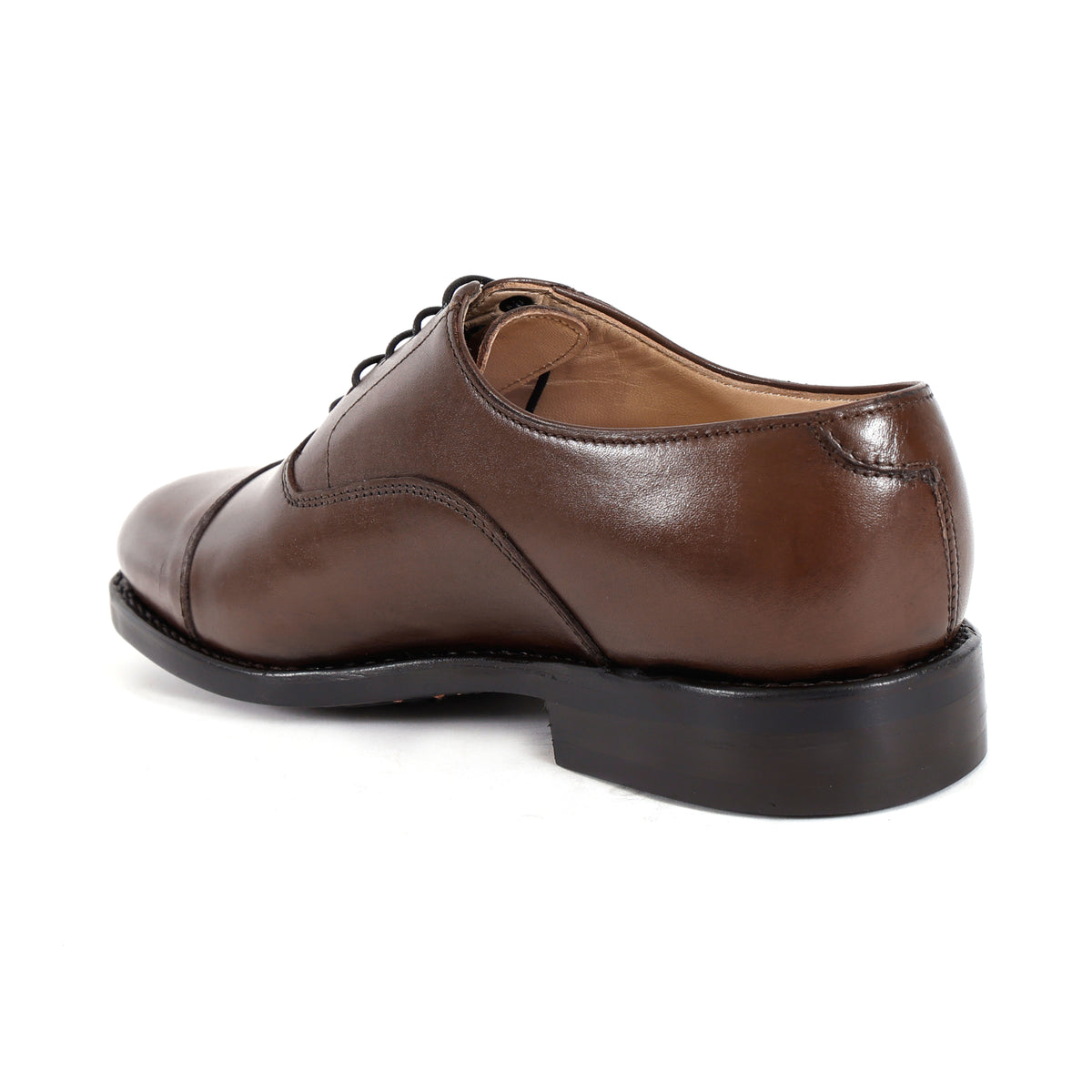 Premium Genuine Leather Cap Toe Lace-Up Formal Shoes | Classic Oxford Style | Office & Business Wear