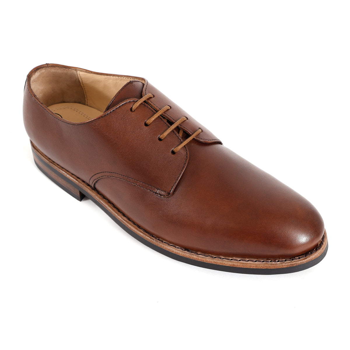 Premium Genuine Leather Classic Lace-Up Formal Shoes | Brown | Elegant Oxford Design | Durable Sole | Office & Occasion Wear