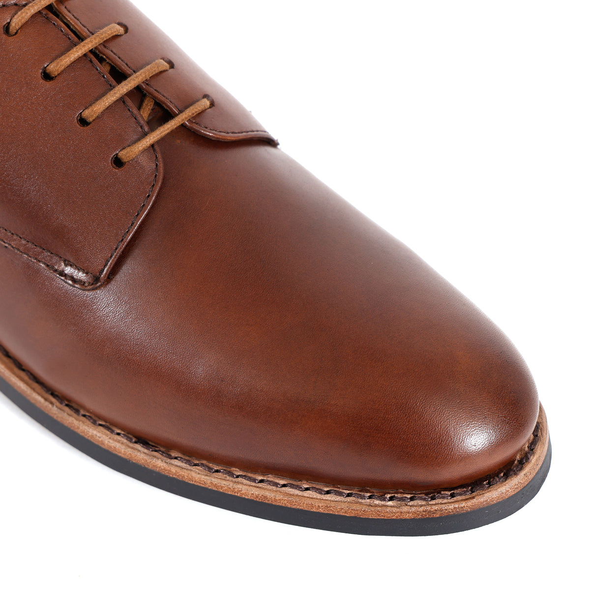 Premium Genuine Leather Classic Lace-Up Formal Shoes | Brown | Elegant Oxford Design | Durable Sole | Office & Occasion Wear