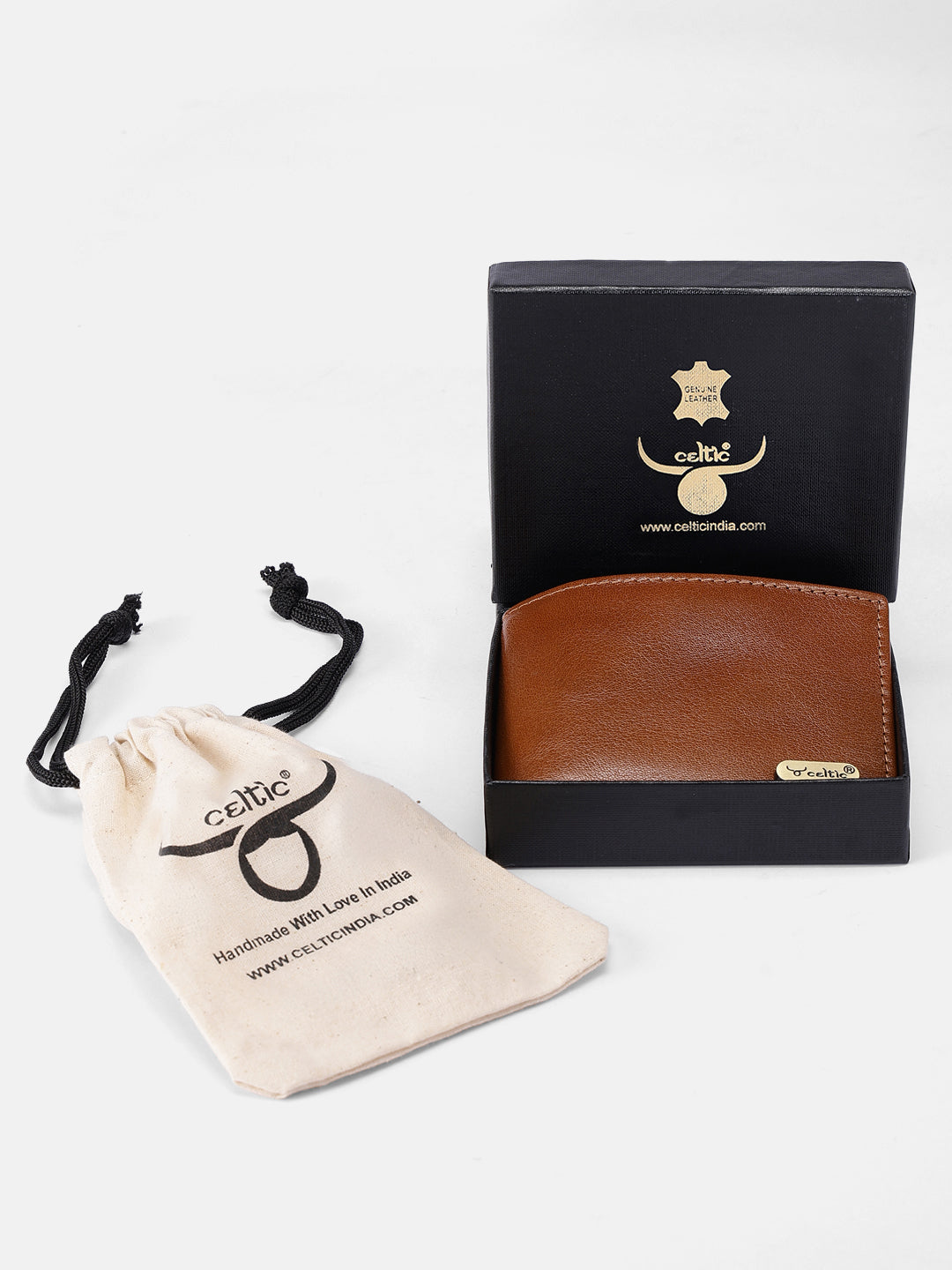 Premium Genuine Leather Wallet for Men | Multiple Card Slots & Zip Coin Pocket