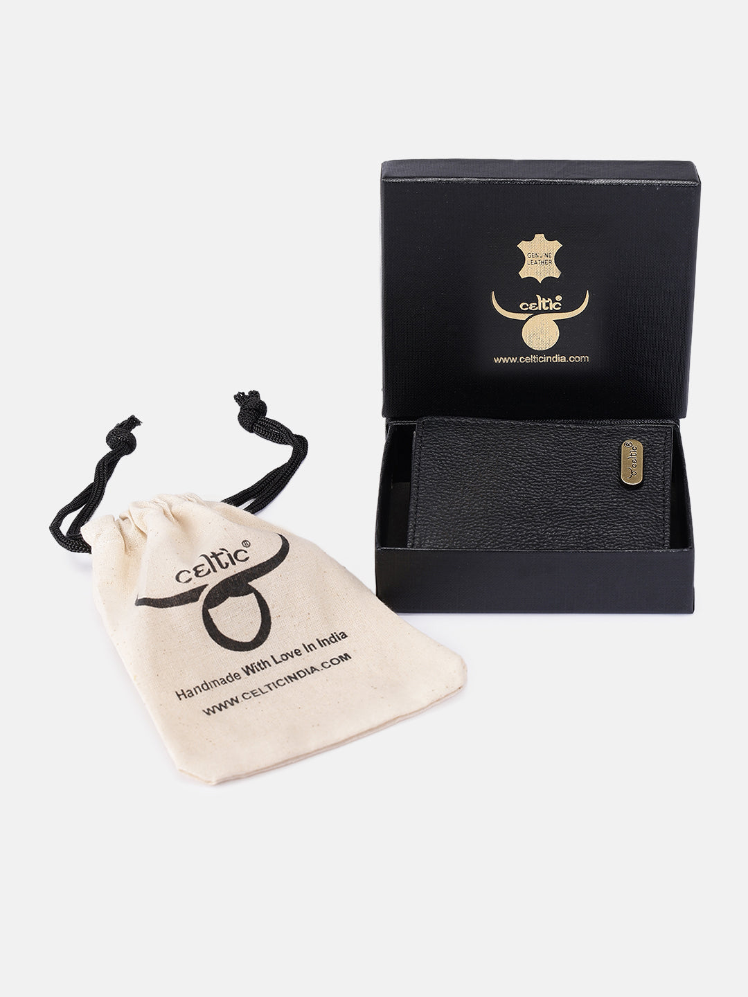 Premium Genuine Leather Wallet with ID Window & Multi Card Slots Slim & Stylish
