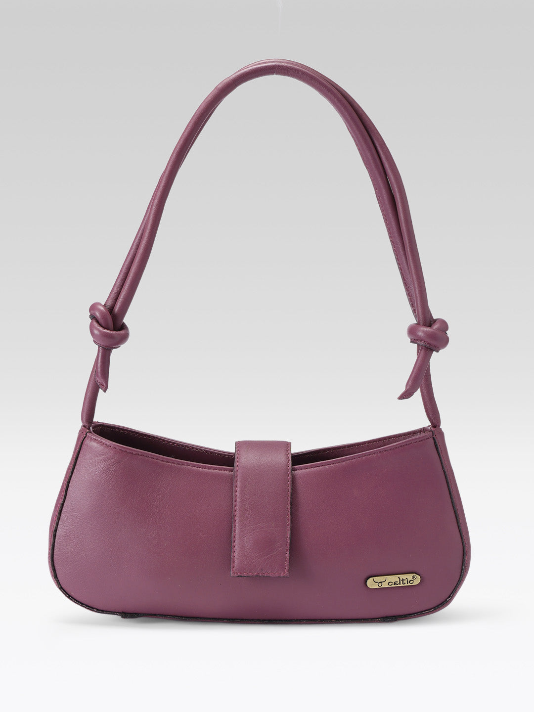 Premium Leather Hand & Shoulder Bag for Women with Bow Detail