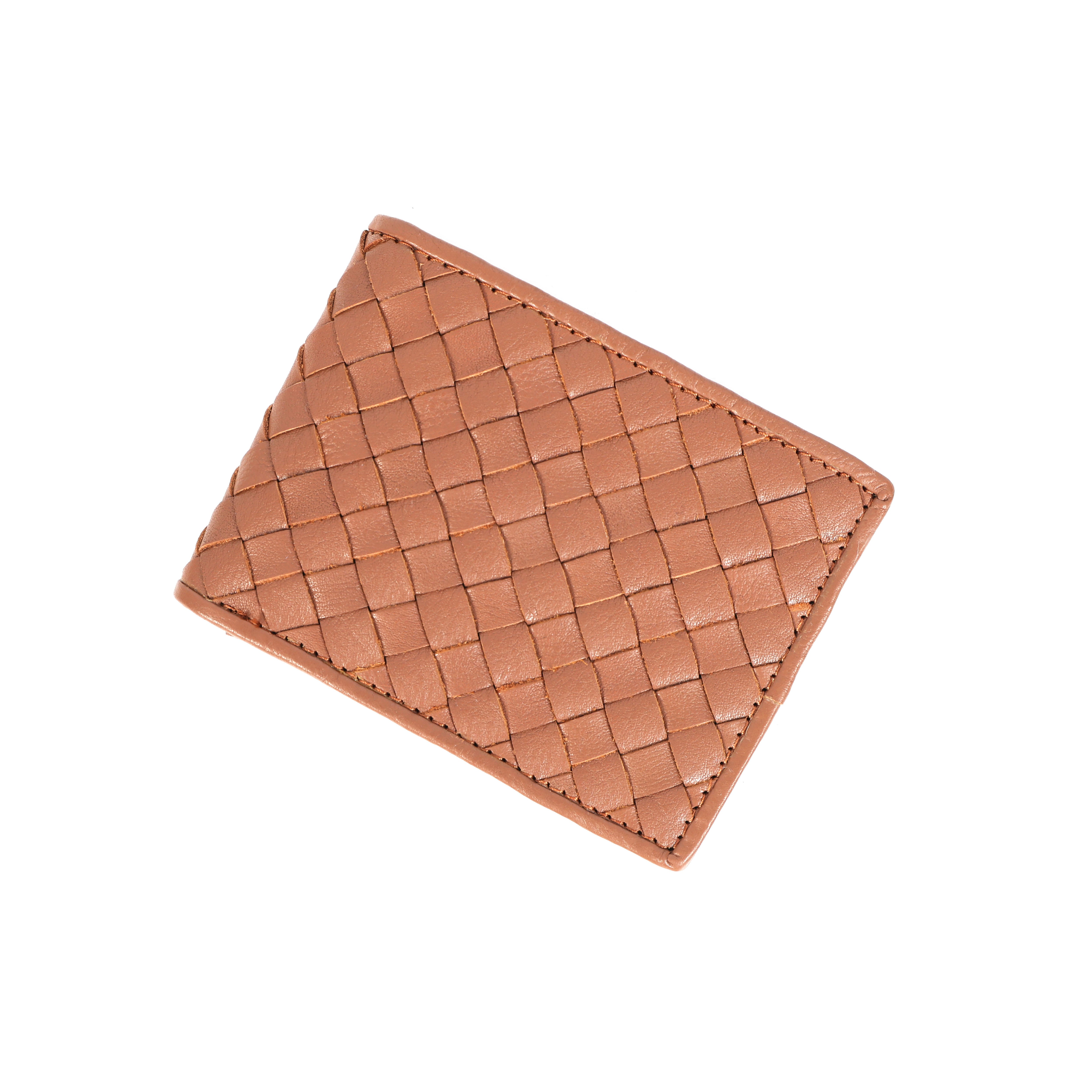 Premium Printed Tan Leather Belt & Woven Wallet Combo for Men | Ethnic Designer Casual Gift Set