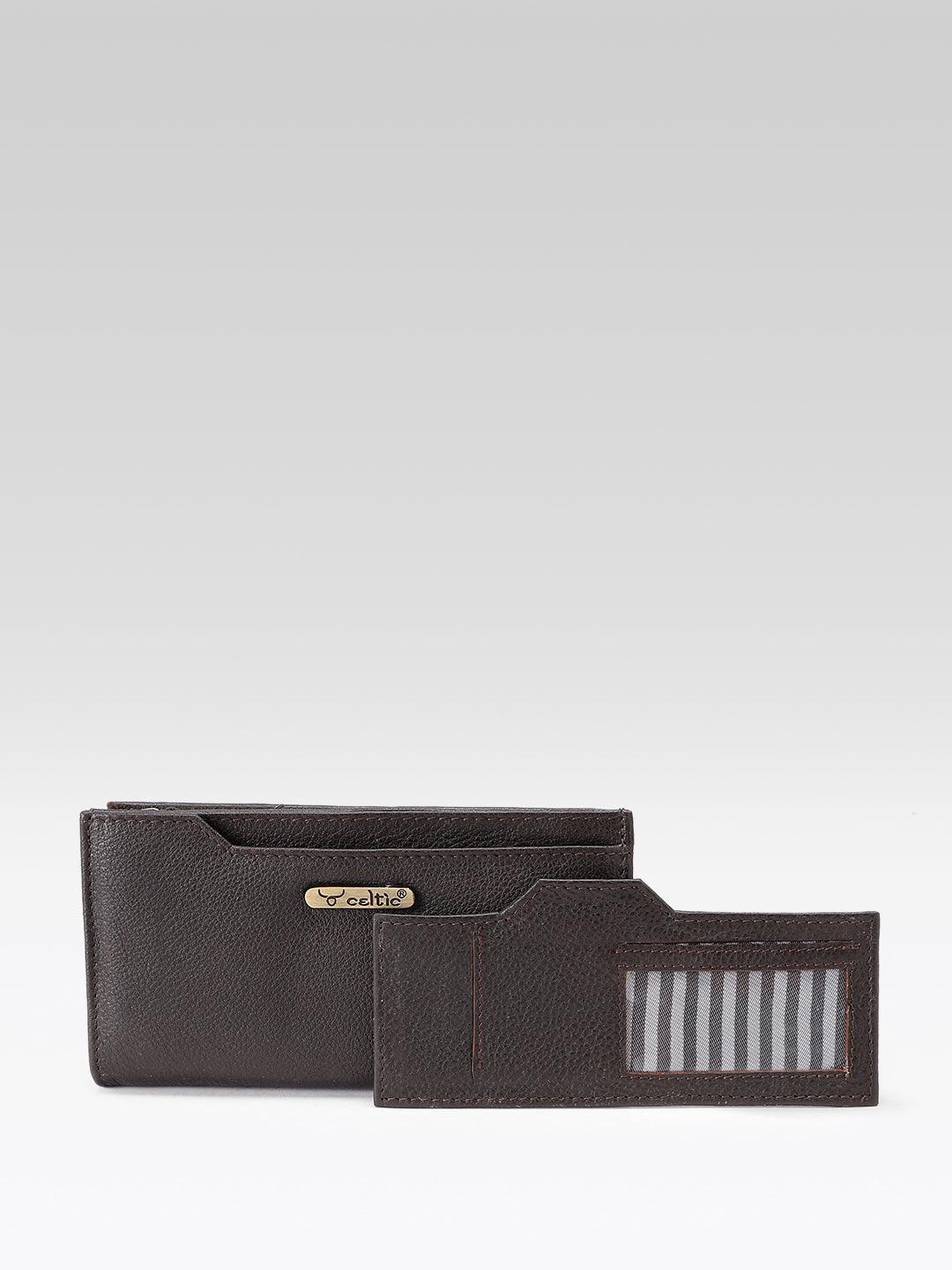 Premium Genuine Leather Long Wallet for Women with Multiple Card Slots & Zip Coin Pocket