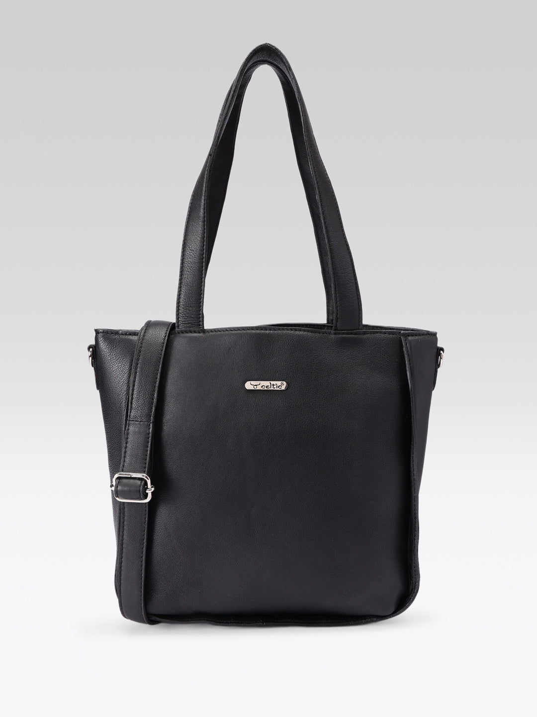 Premium Genuine Leather Shoulder Tote Bag for Women with Long Strap
