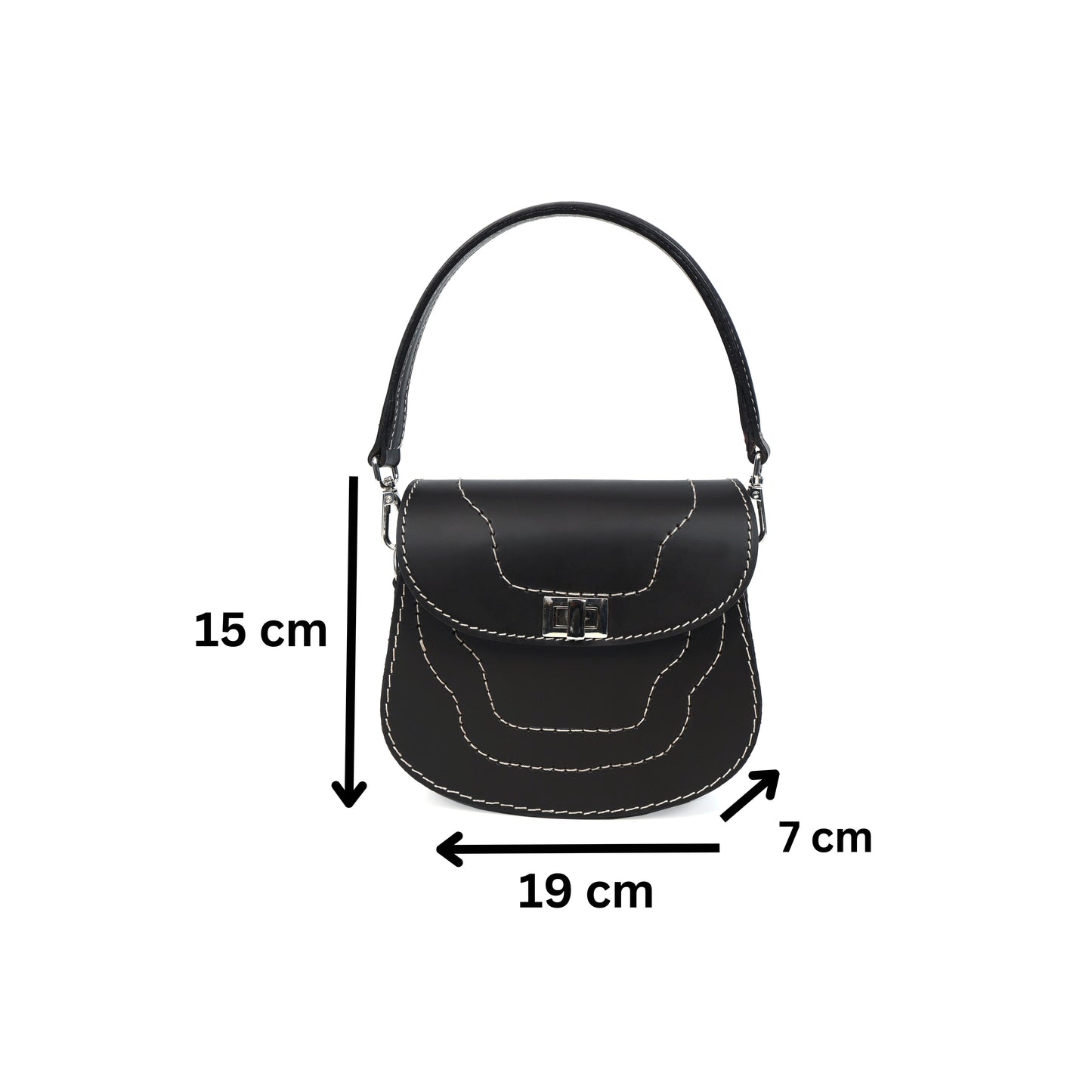 Stylish  Leather Bag - Perfect Blend of Tradition & Modern Fashion, Art:- BG-1365