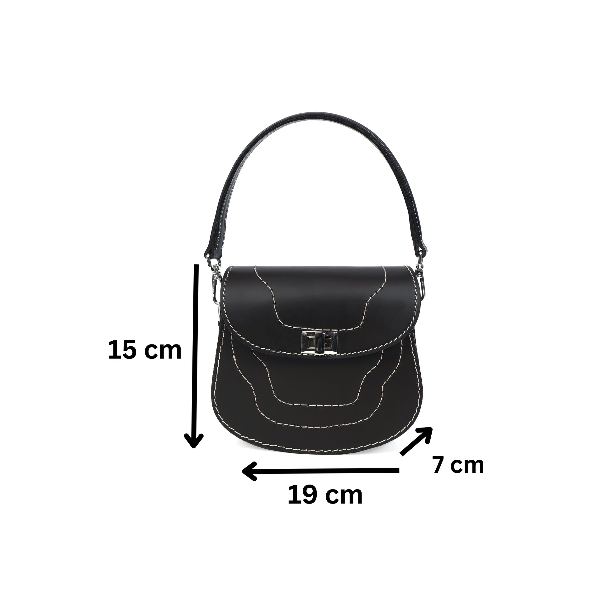 Stylish  Leather Bag - Perfect Blend of Tradition & Modern Fashion, Art:- BG-1365